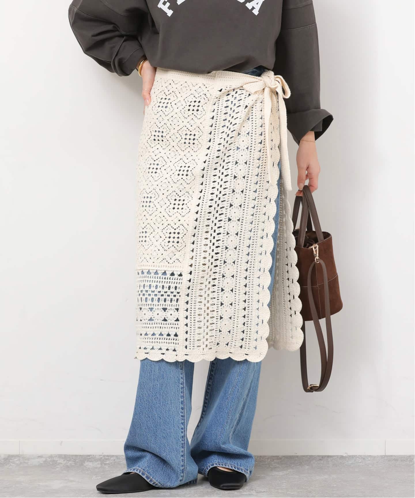 クロシェレースラップスカート（その他スカート）｜JOURNAL STANDARD