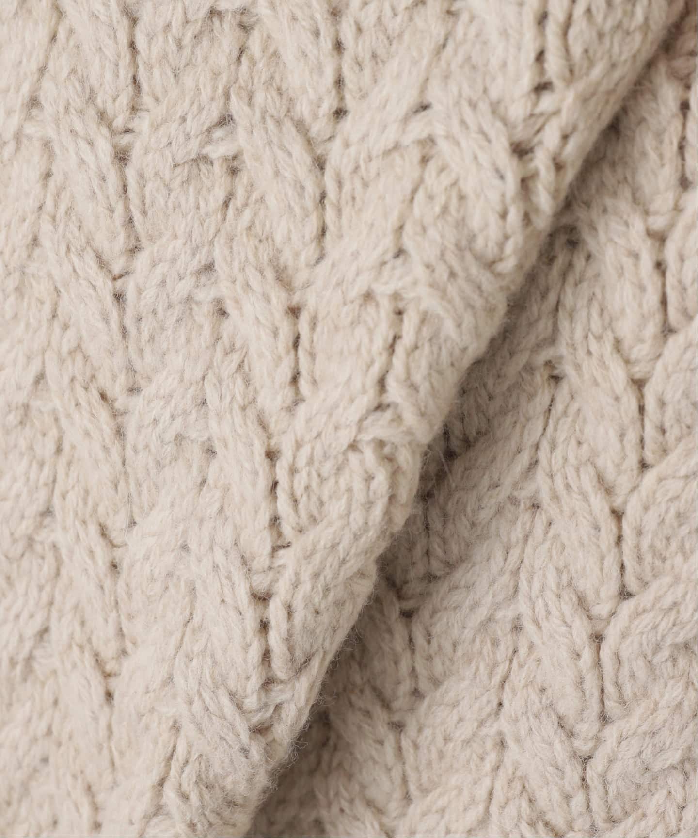 edit & co./エディットアンドコー】 Mixed Cable Aran Sweater（ニット