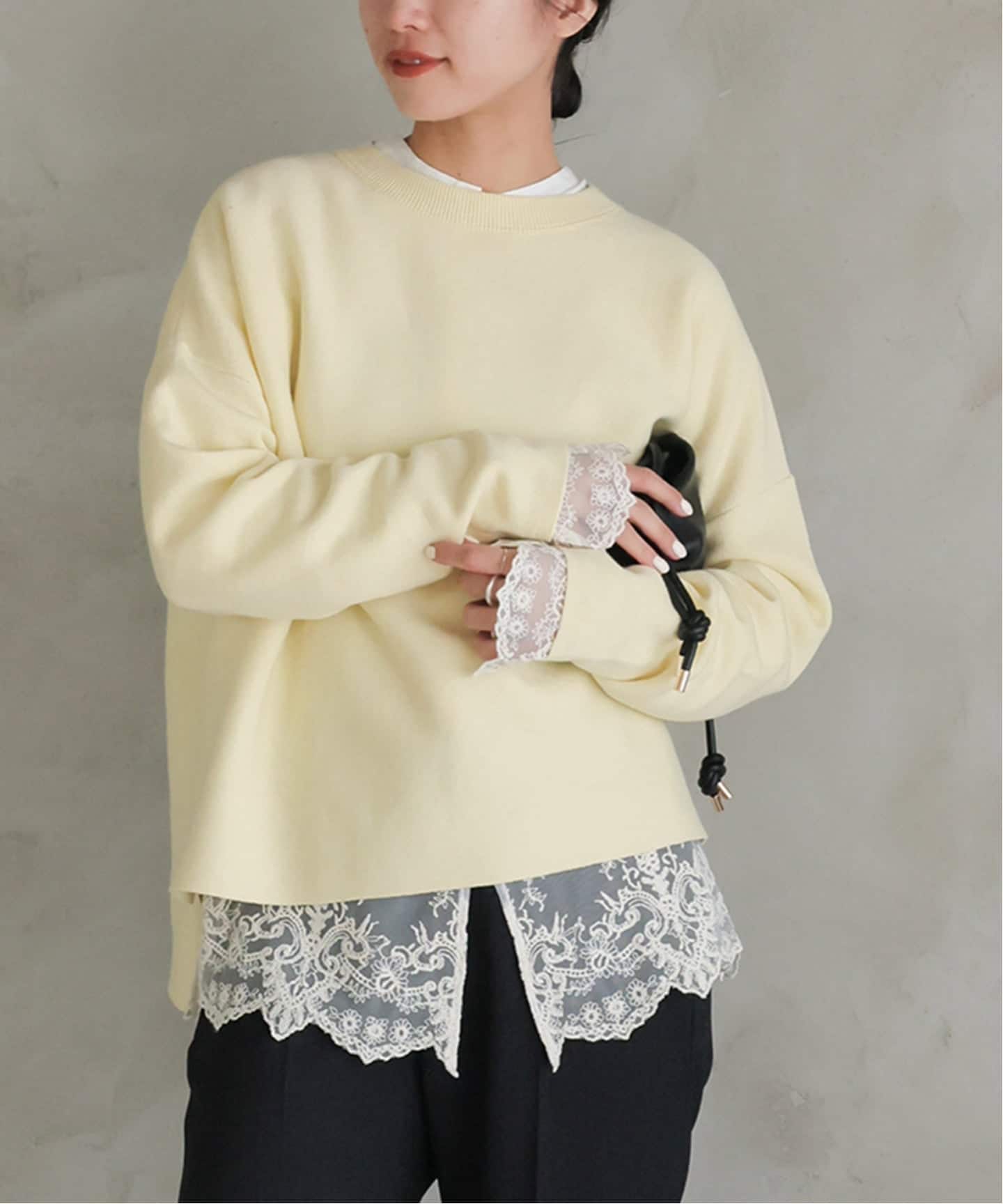 セットアップ対応可/追加2》コットンダブルフェイスプルオーバー