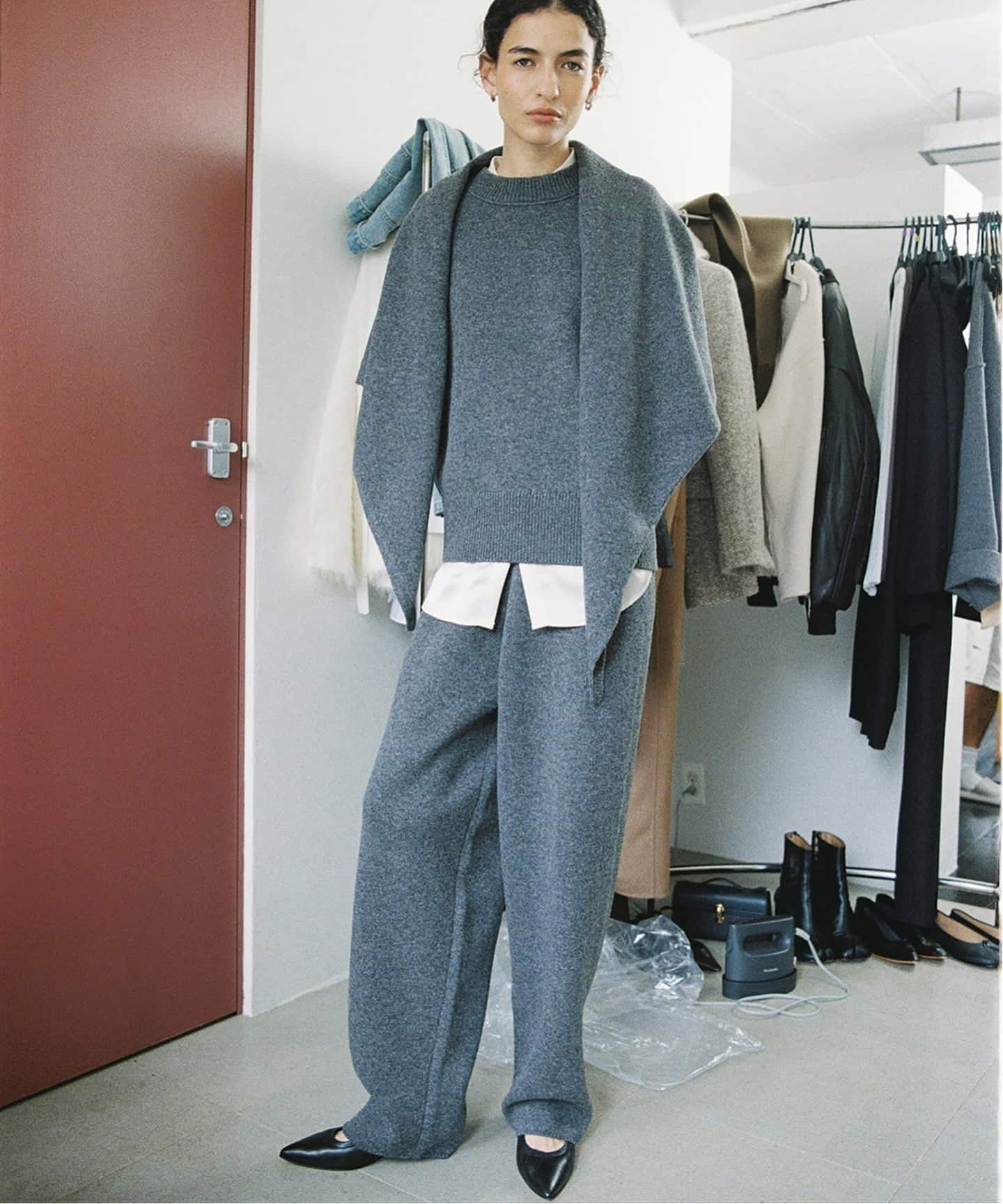 追加》R'IAM ストールプルオーバー（ニット／セーター）｜Plage