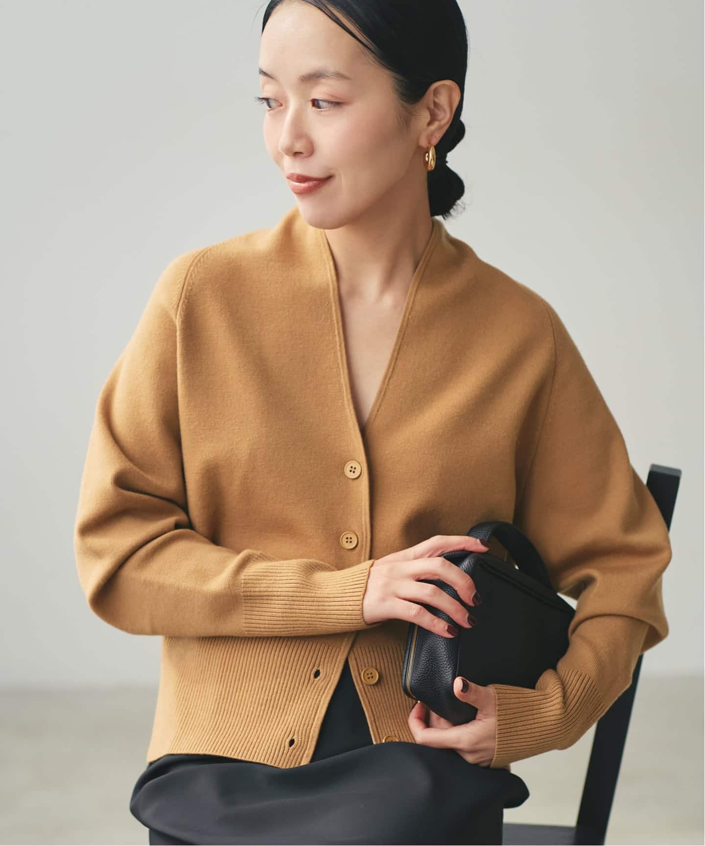 LE PETIT PULLE / ル プティ プレ 別注 TULIP COLLAR カーディガン