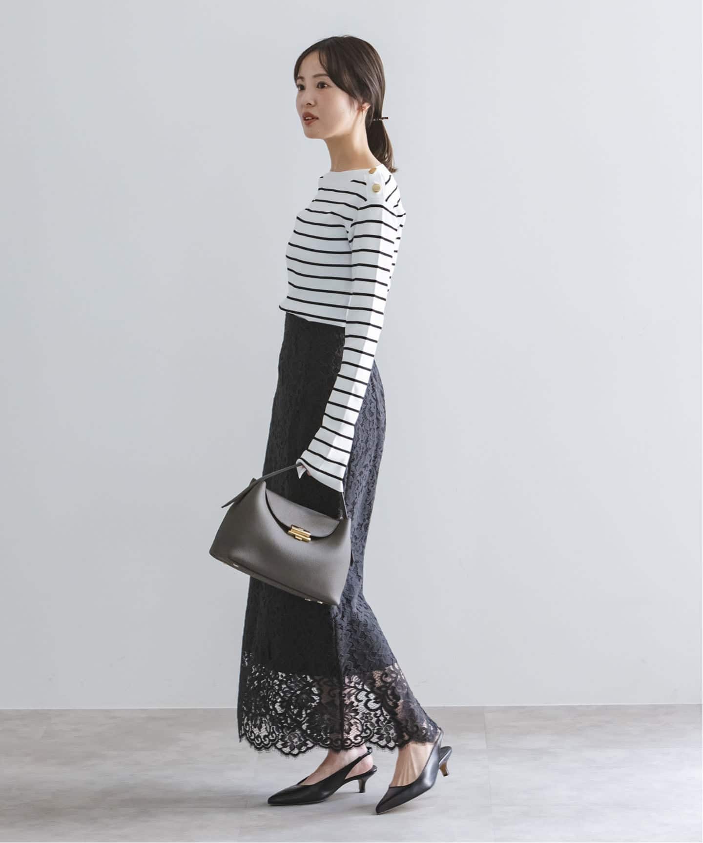 ショルダーボタンニットプルオーバー（ニット／セーター）｜NOBLE