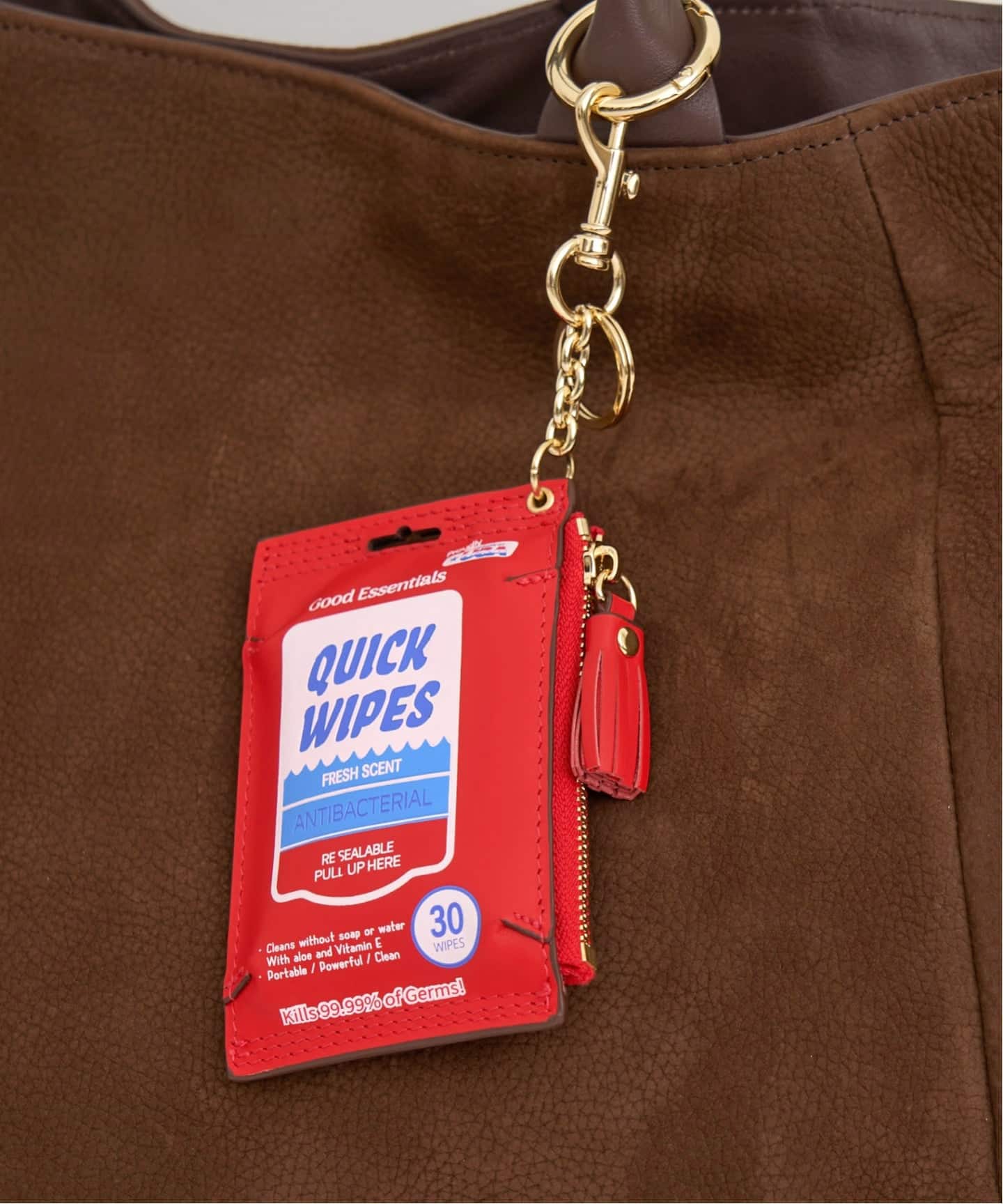 GOOD GRIEF!/グッド グリーフ】 QUICK WIPES KEY CHAIN（キーケース