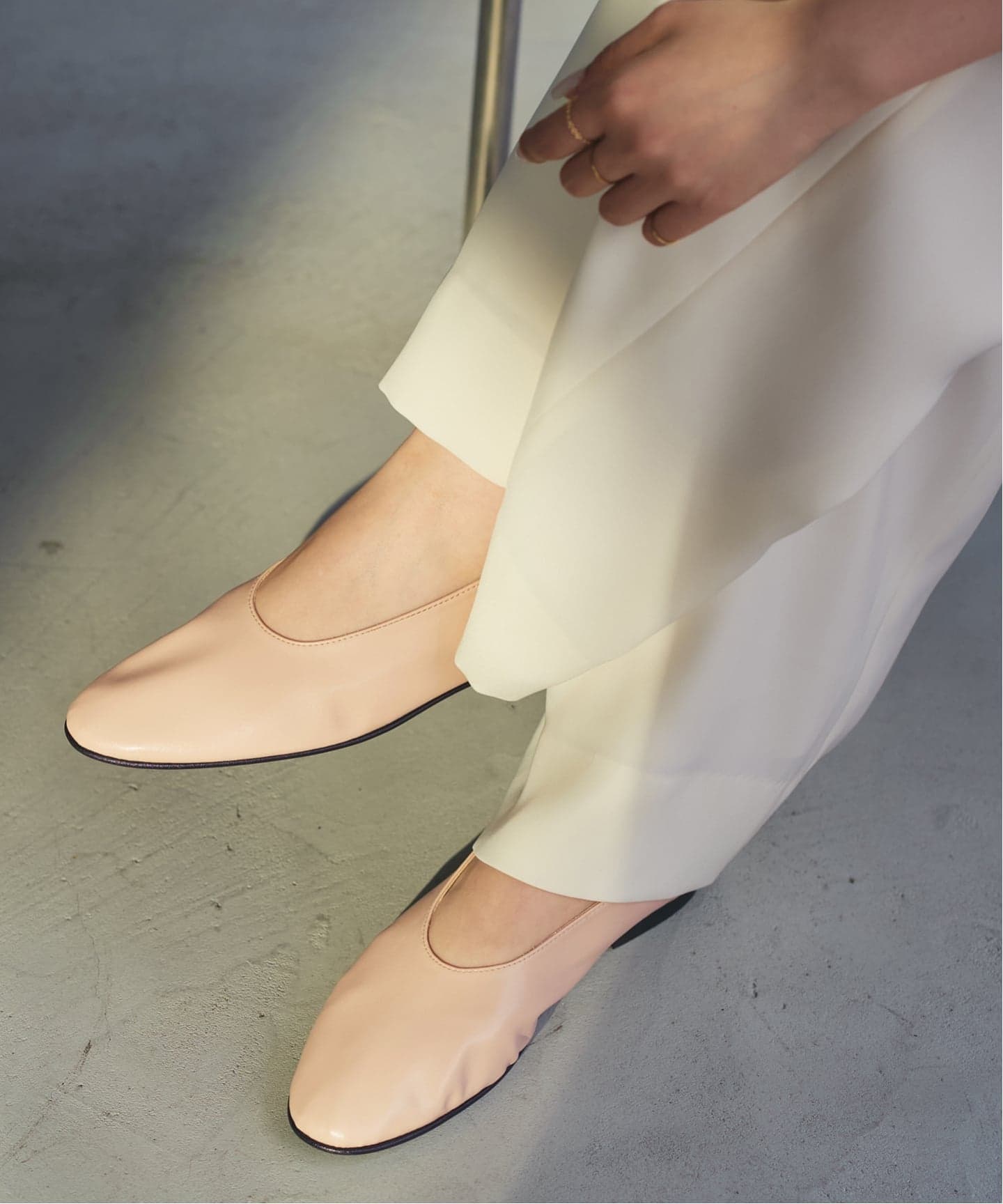 CORSO ROMA 9 / コルソローマ 別注 FLAT ROUND シューズ（フラット