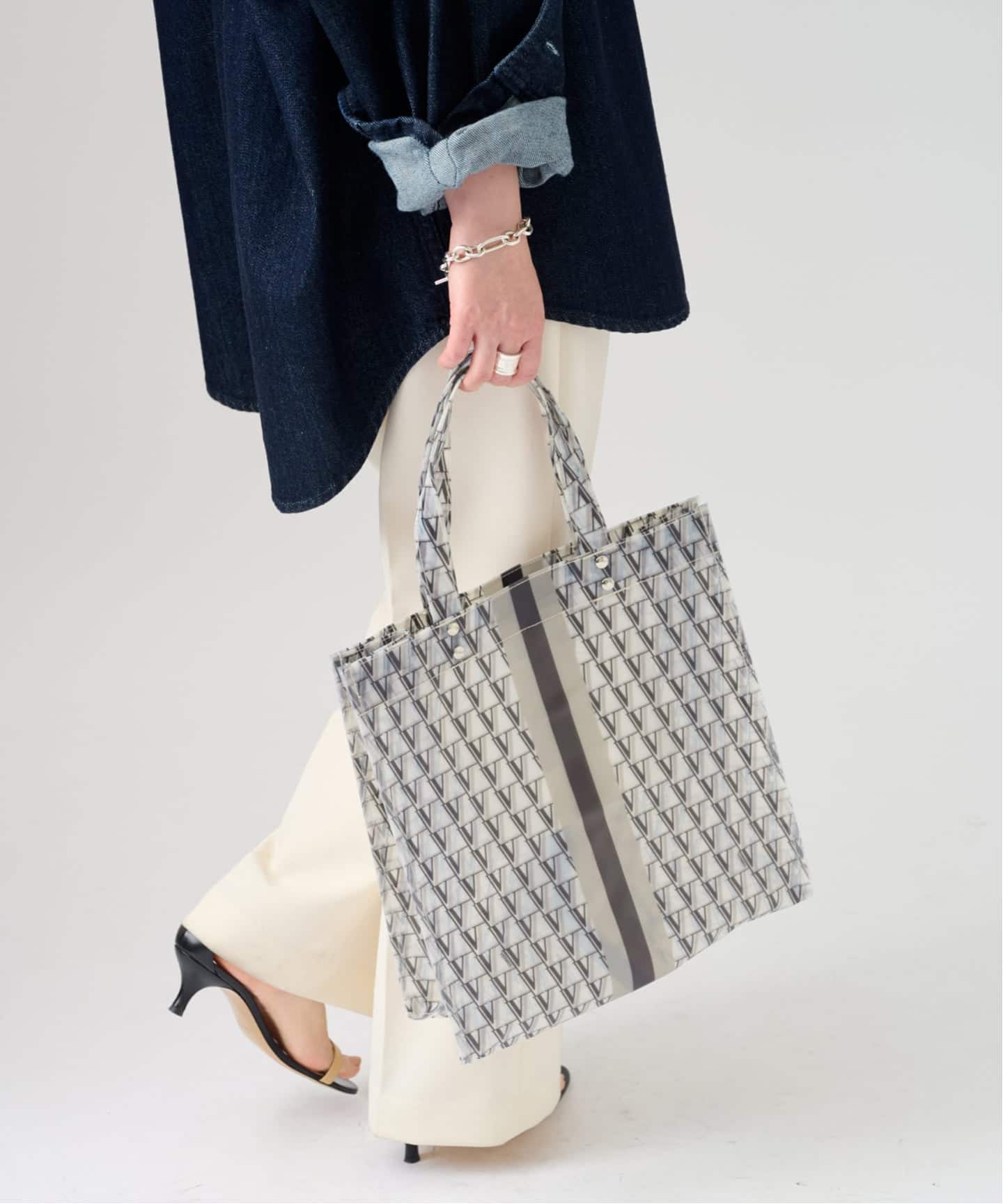 予約》VERMEILモノグラム PVCトートバッグ（トートバッグ）｜VERMEIL