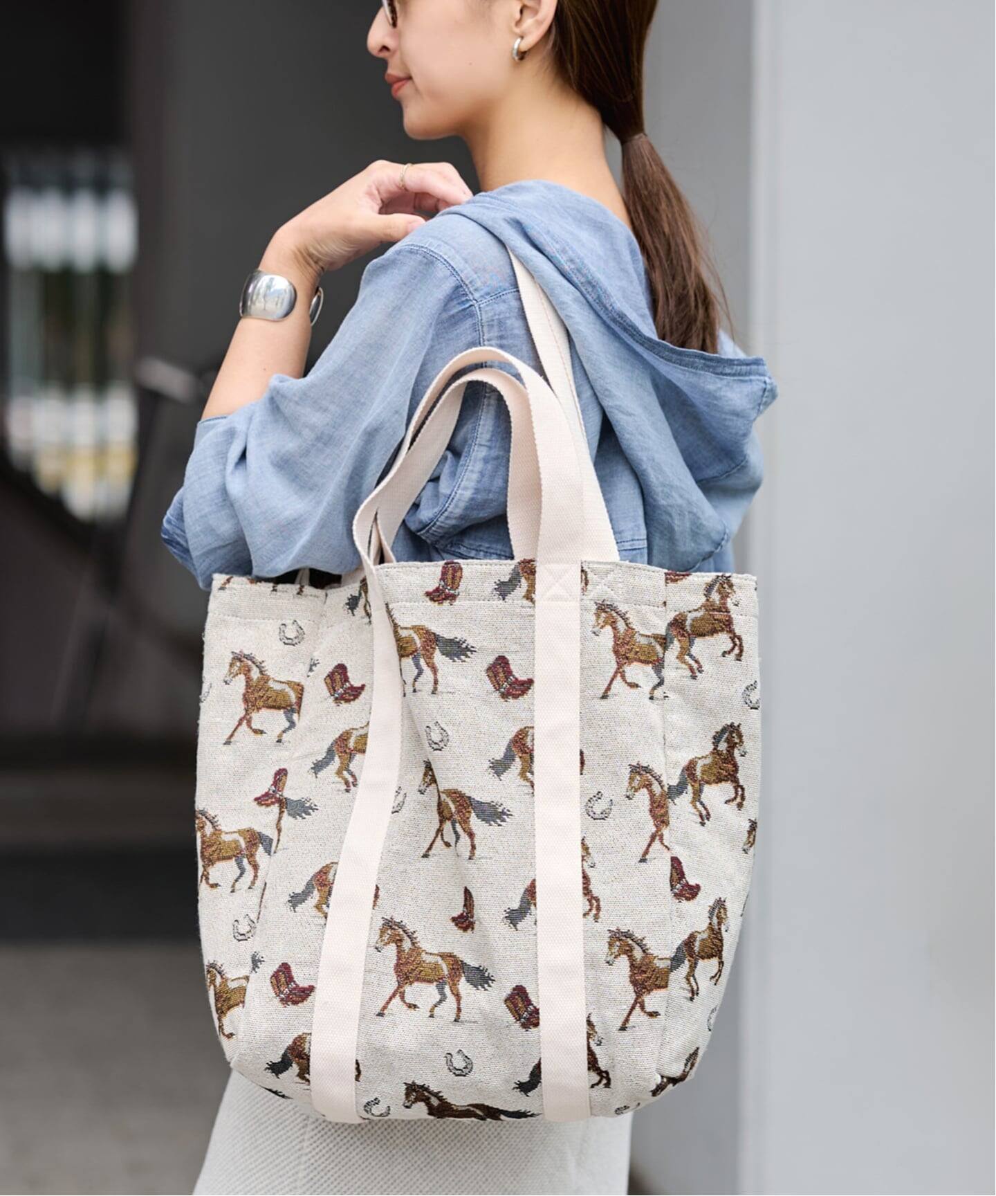 ≪追加予約≫PAYDAY/ペイデイ JACQUARD HORSE トート（トートバッグ