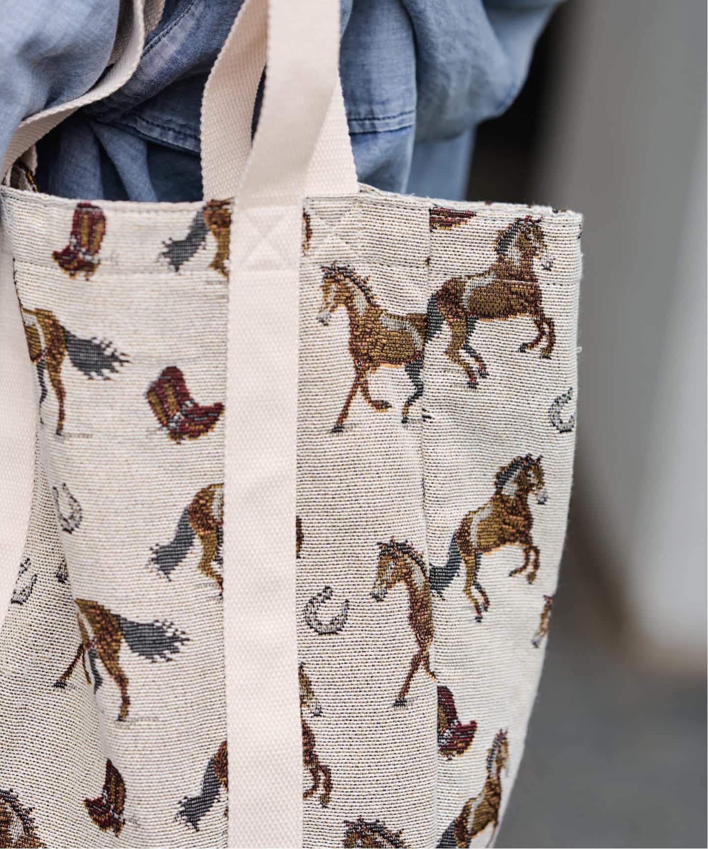 ≪追加予約≫PAYDAY/ペイデイ JACQUARD HORSE トート（トートバッグ
