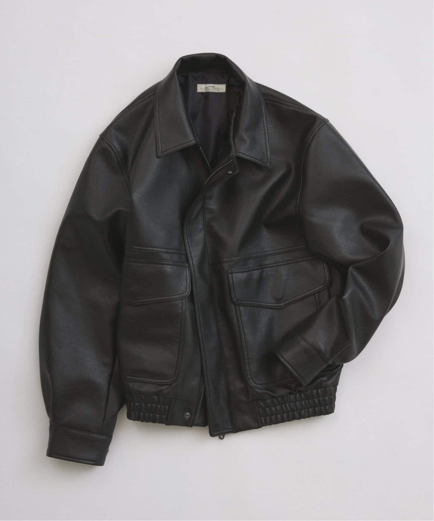 フェイクレザー フライトジャケット（ミリタリー）｜JOURNAL STANDARD