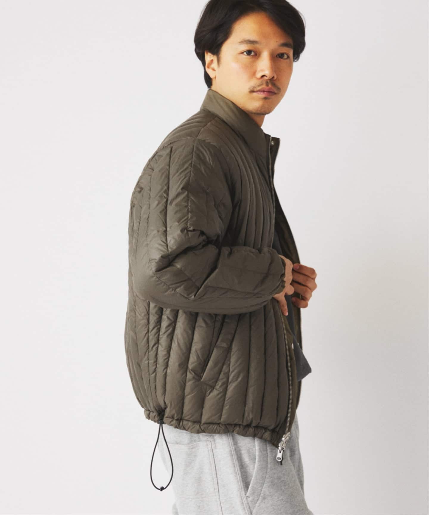 TAION / タイオン 別注 リバーシブル ショートモッズ ダウンブルゾン