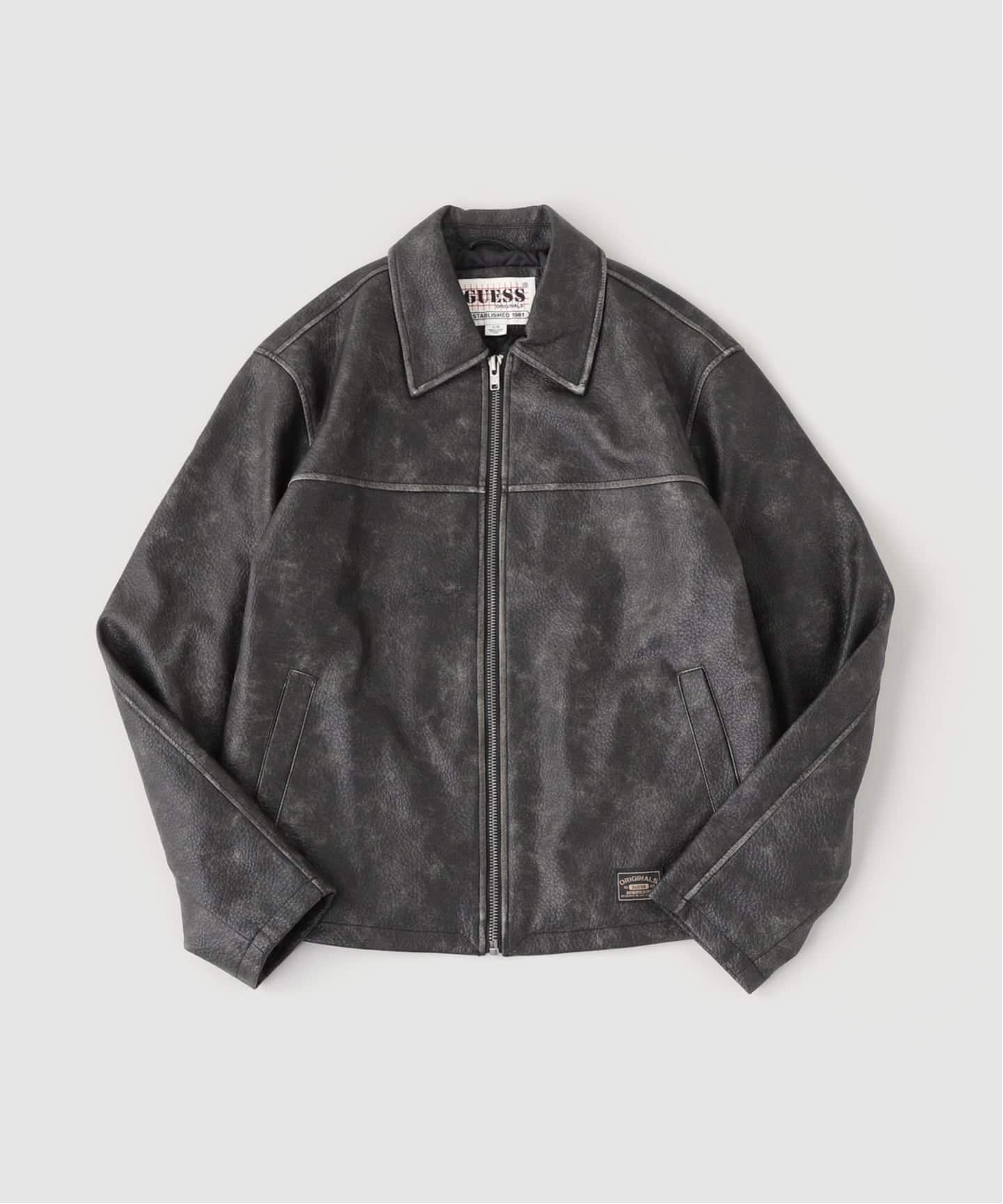 GUESS Originals/ゲス オリジナルス Originals Pu Leather Jacket