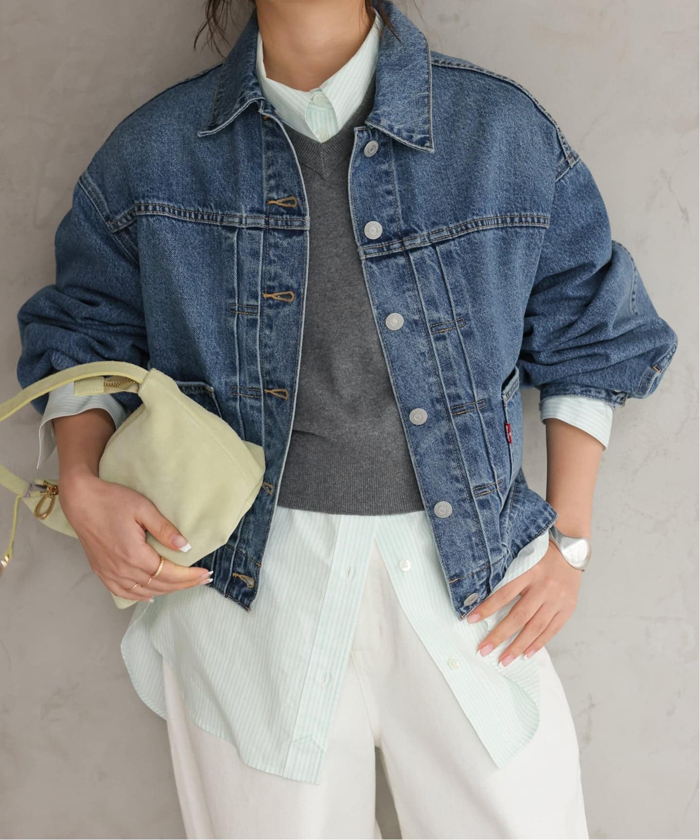 SLOBE IENA Levi's別注デニムジャケット xxs Levi's SLOBE別注 デニム