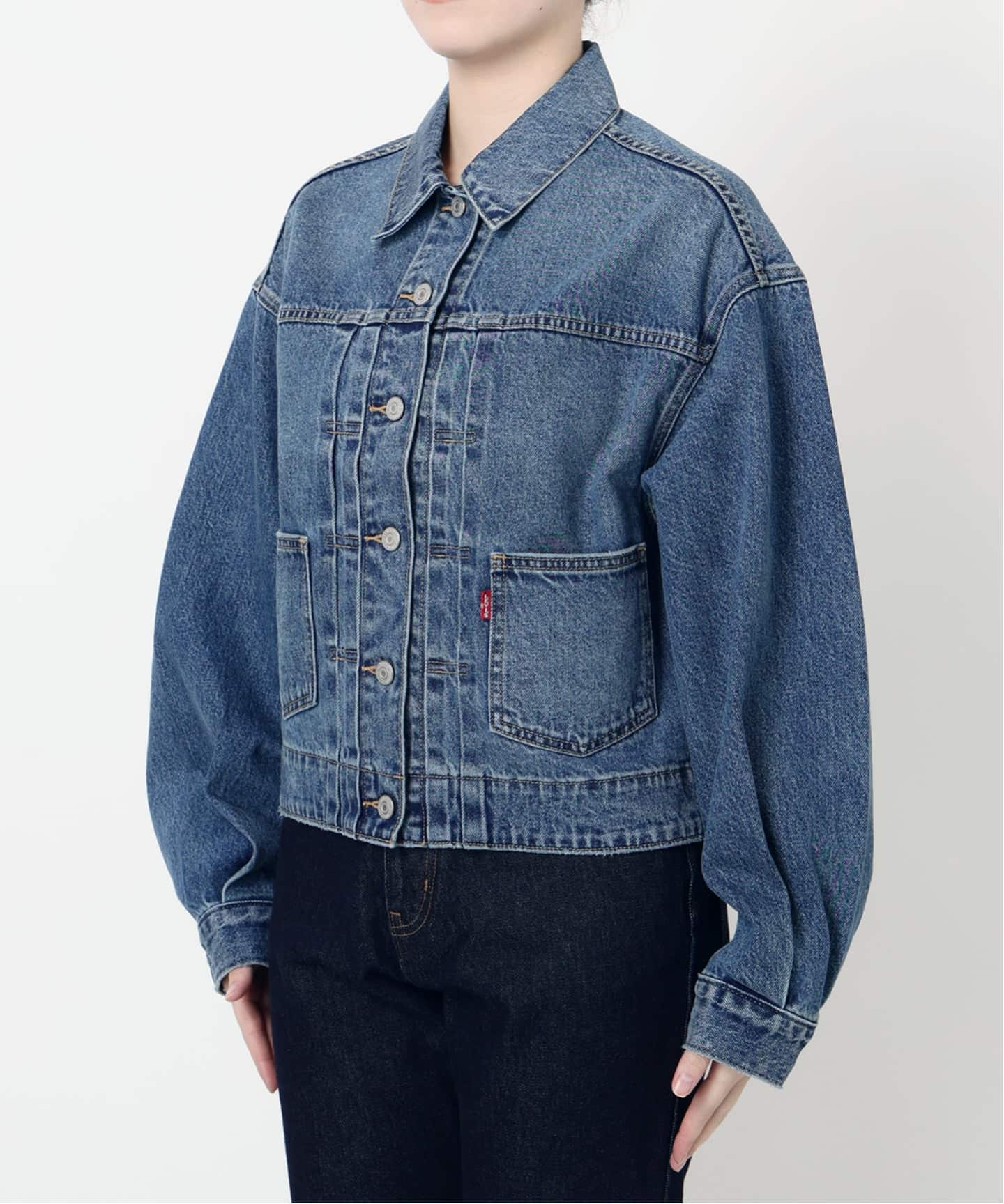 追加》Levi's/リーバイス SLOBE別注 BALLOON SLEEVE TRACKER デニム