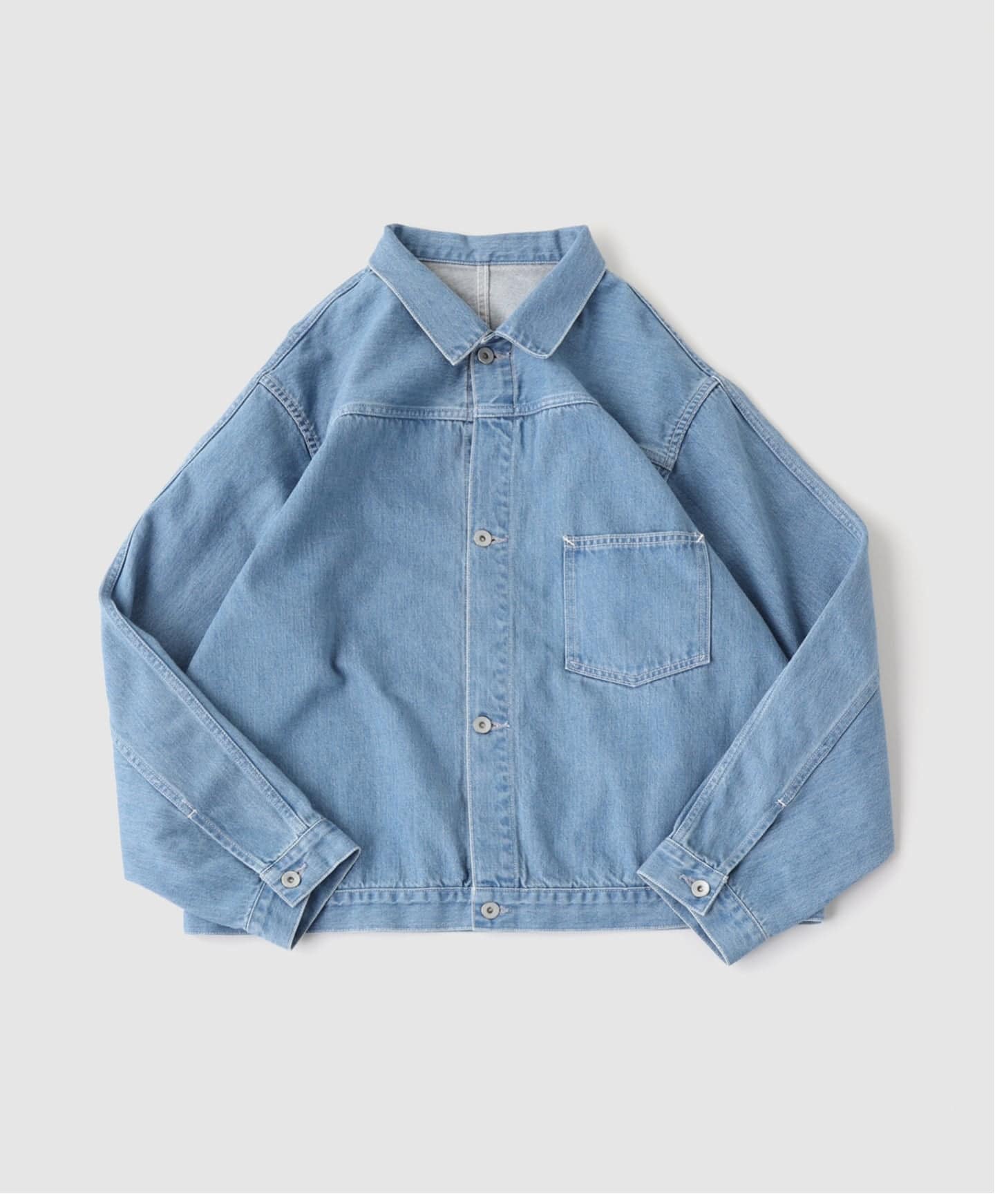 nanamica（ナナミカ）Short Denim Jacket Light Indigo（デニム