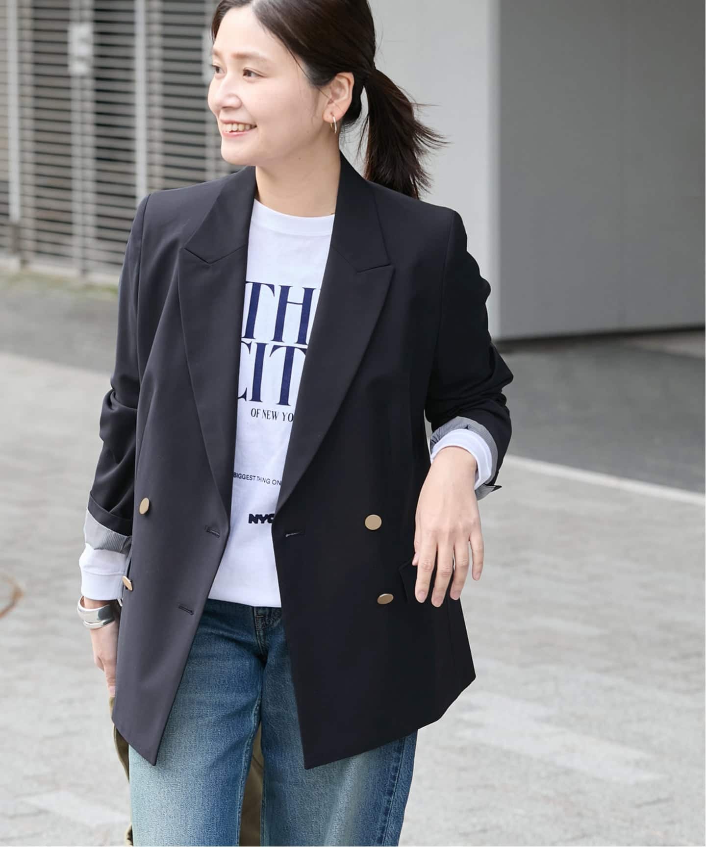 4B ダブルブレステッドジャケット（テーラードジャケット）｜JOURNAL