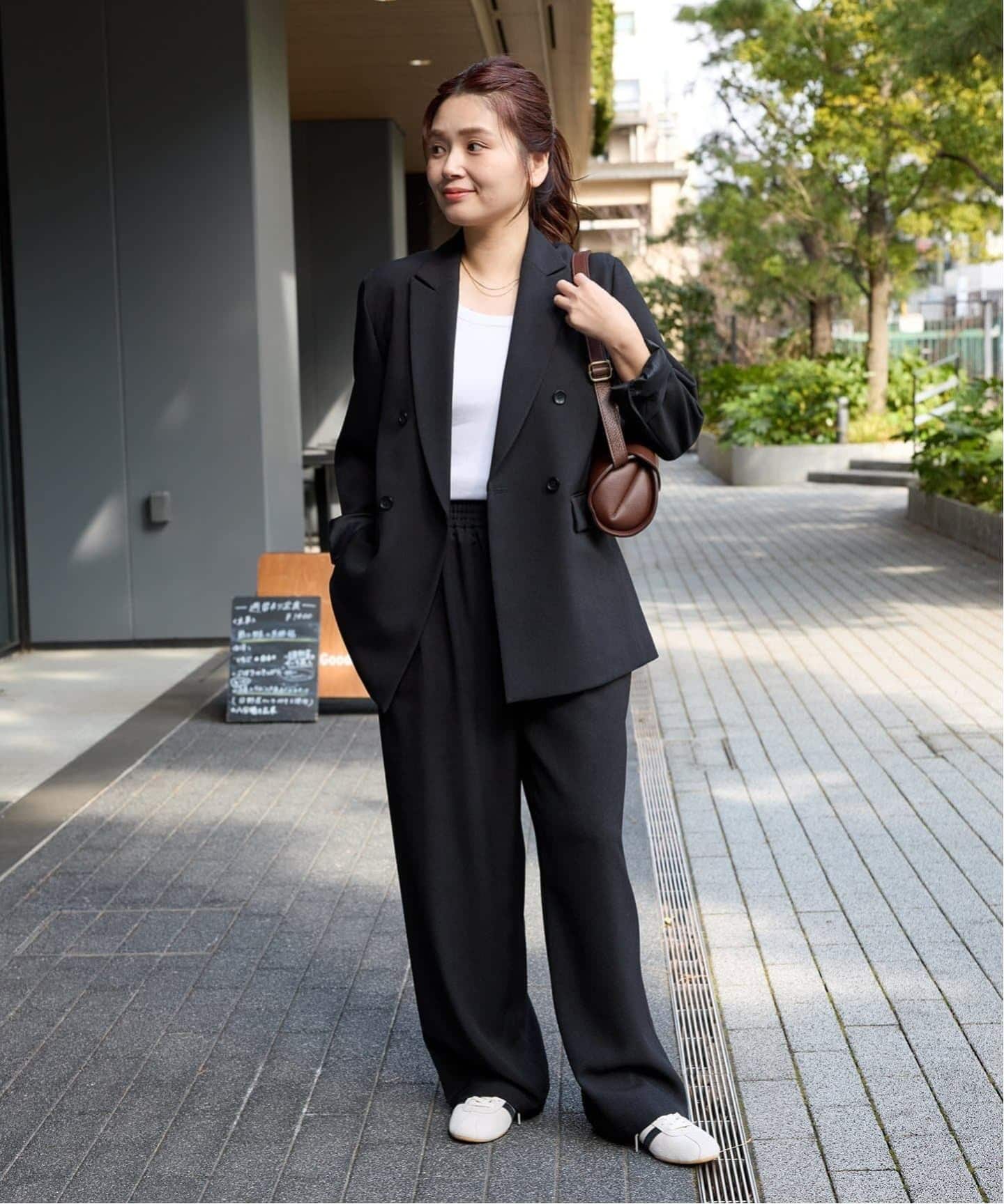 追加》ウールライクストレッチジャケット（テーラードジャケット