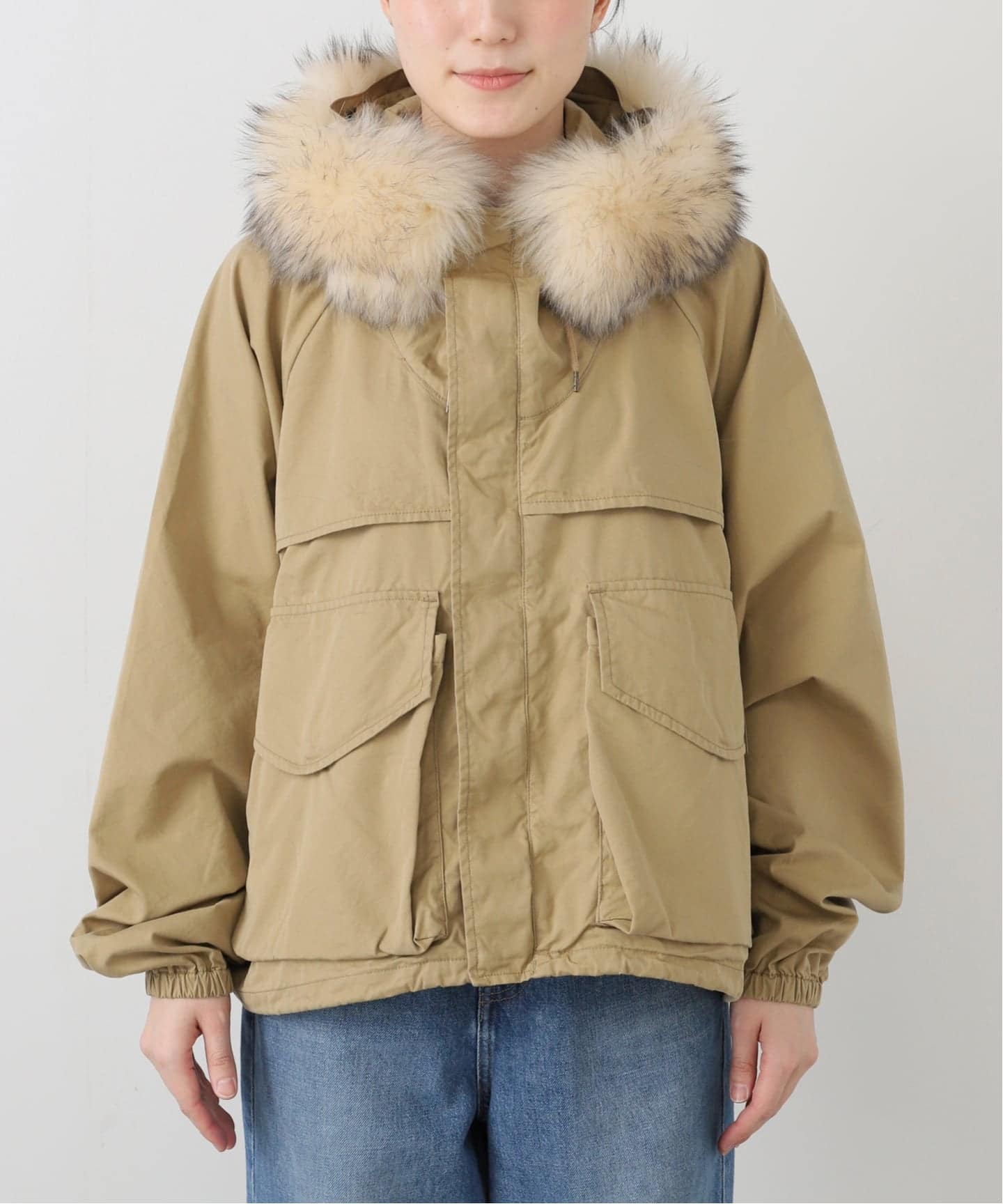REMI RELIEF/レミ レリーフ】 HOOD JACKET WITH FUR（その他ジャケット