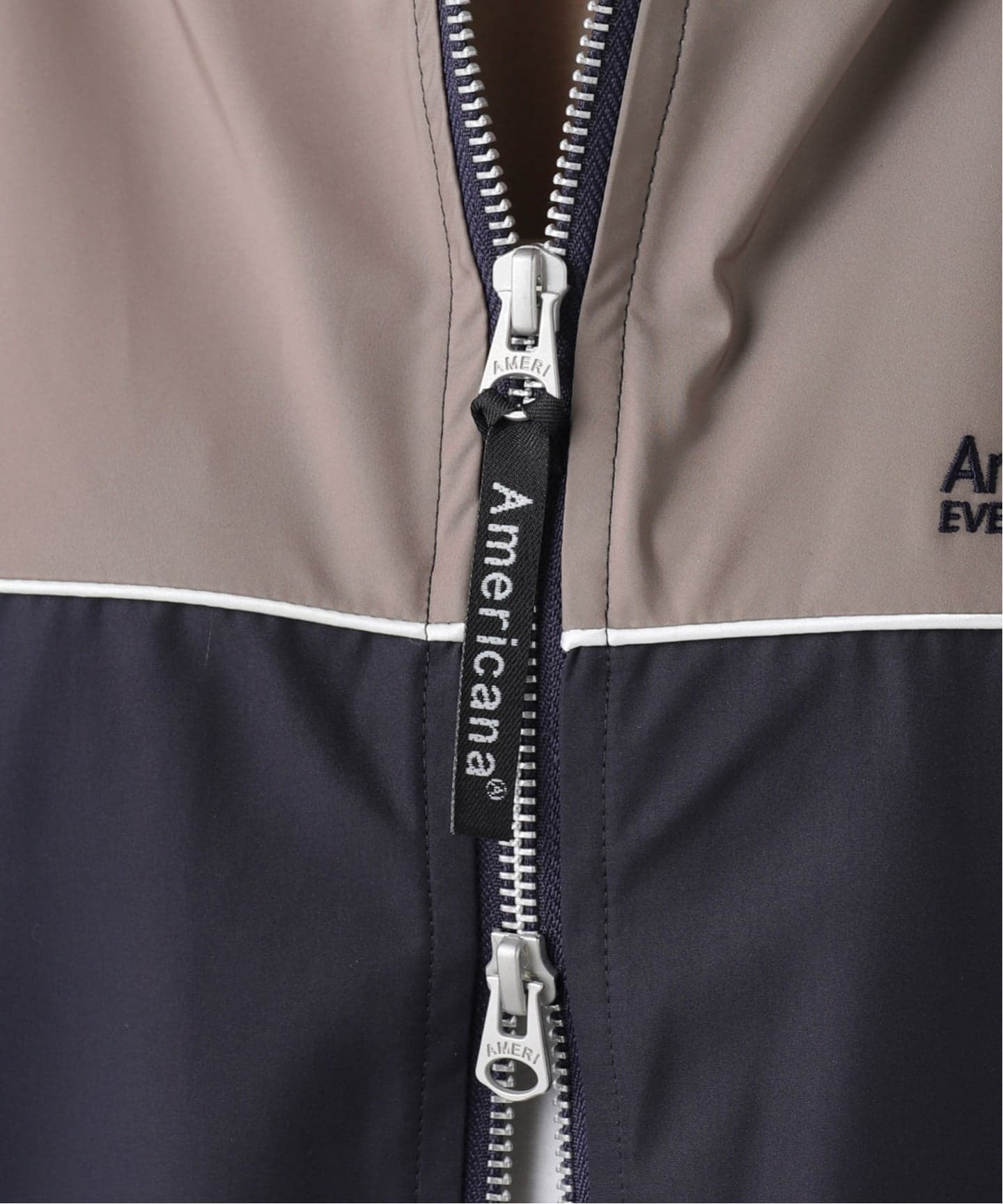 AMERICANA/アメリカーナ】 DOUBLE ZIP BLOUSON（ナイロンジャケット