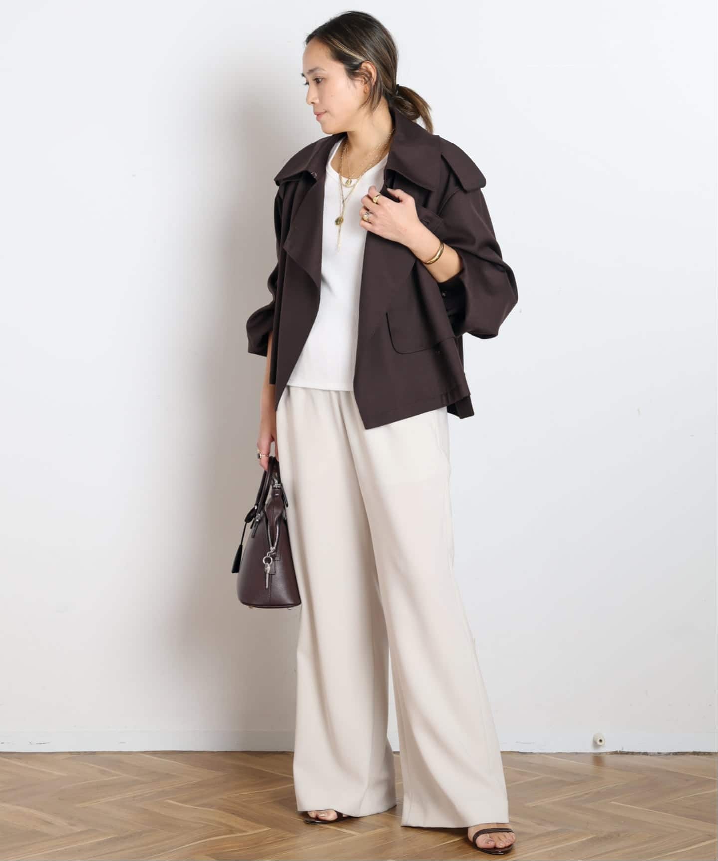 MINITZ/ミニッツ】別注SHORT TRENCH JACKET（トレンチコート）｜AP