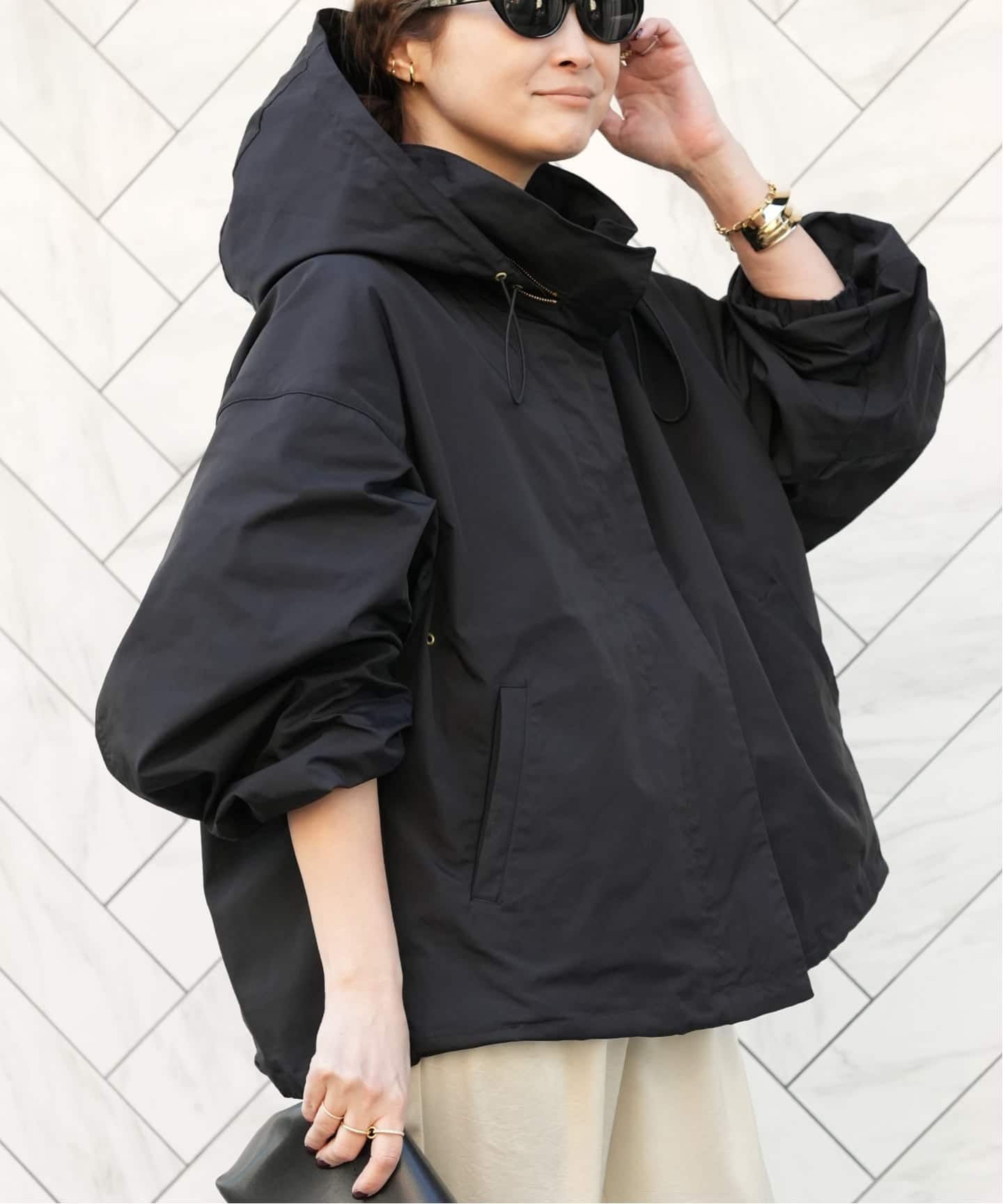 WASHED STAND ジップ ブルゾン（その他ブルゾン／アウター）｜Deuxieme