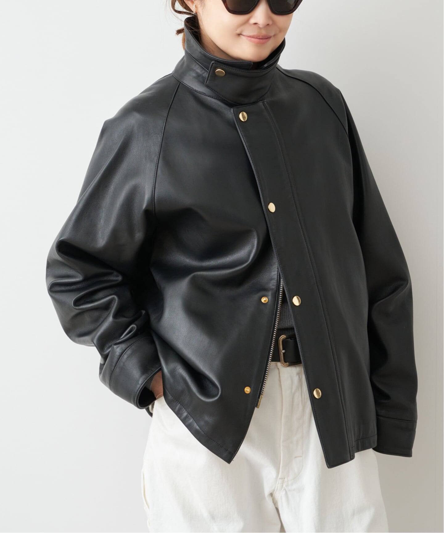 追加 CINQUANTA レザーブルゾン（レザージャケット）｜Deuxieme Classe