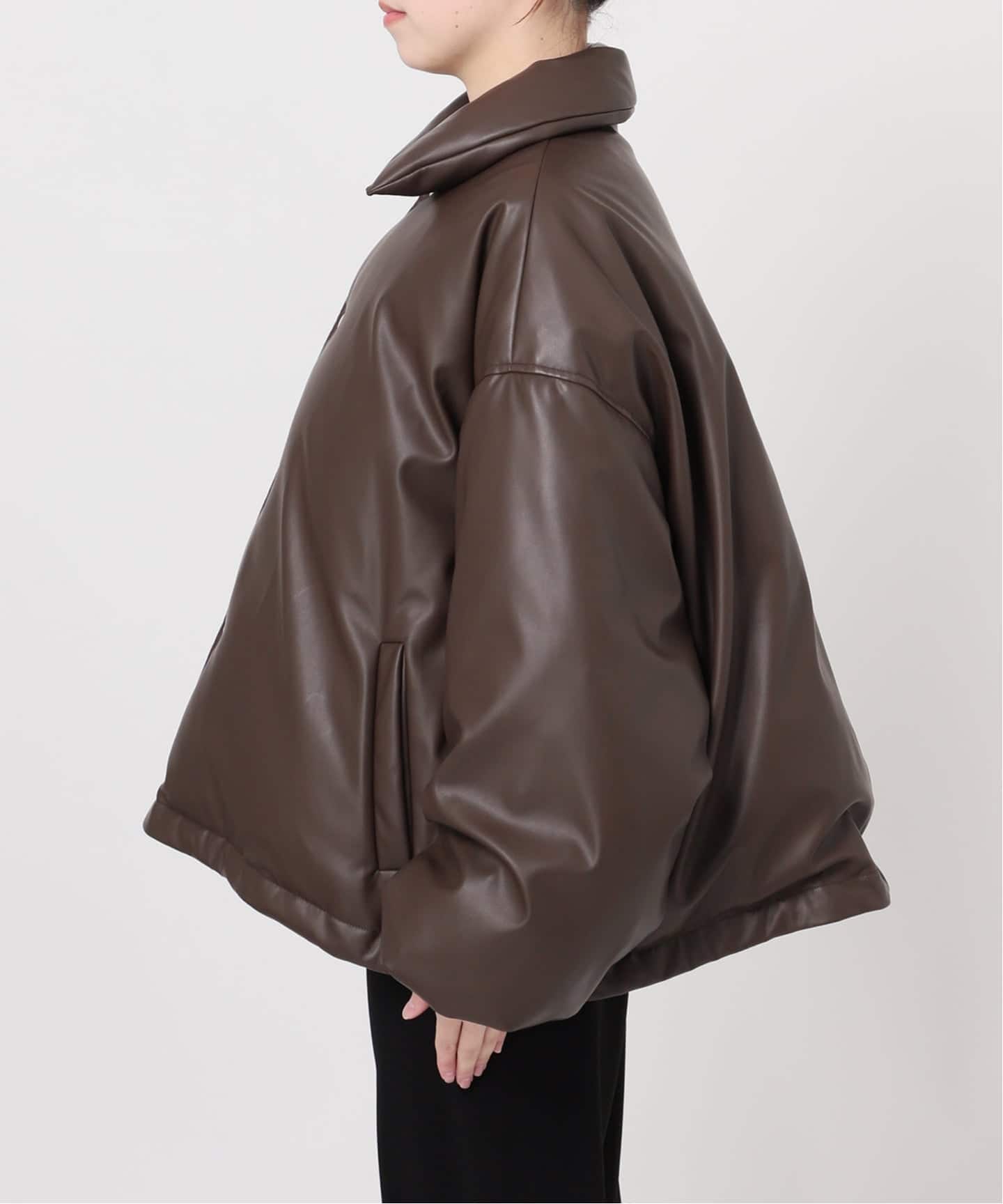 CALUX/キャラクス】SHORT COACH JACKET（ダウンジャケット）｜Deuxieme