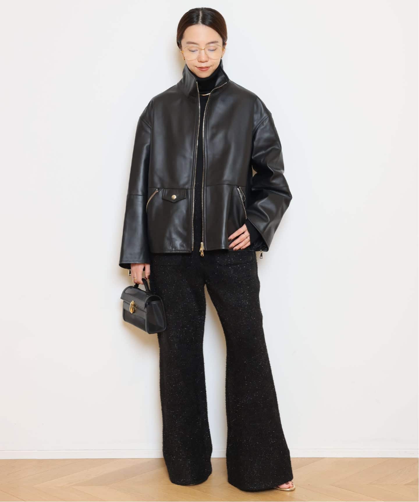 EMMETI/エンメティー】LAMB SKIN ブルゾン（レザージャケット）｜MUSE