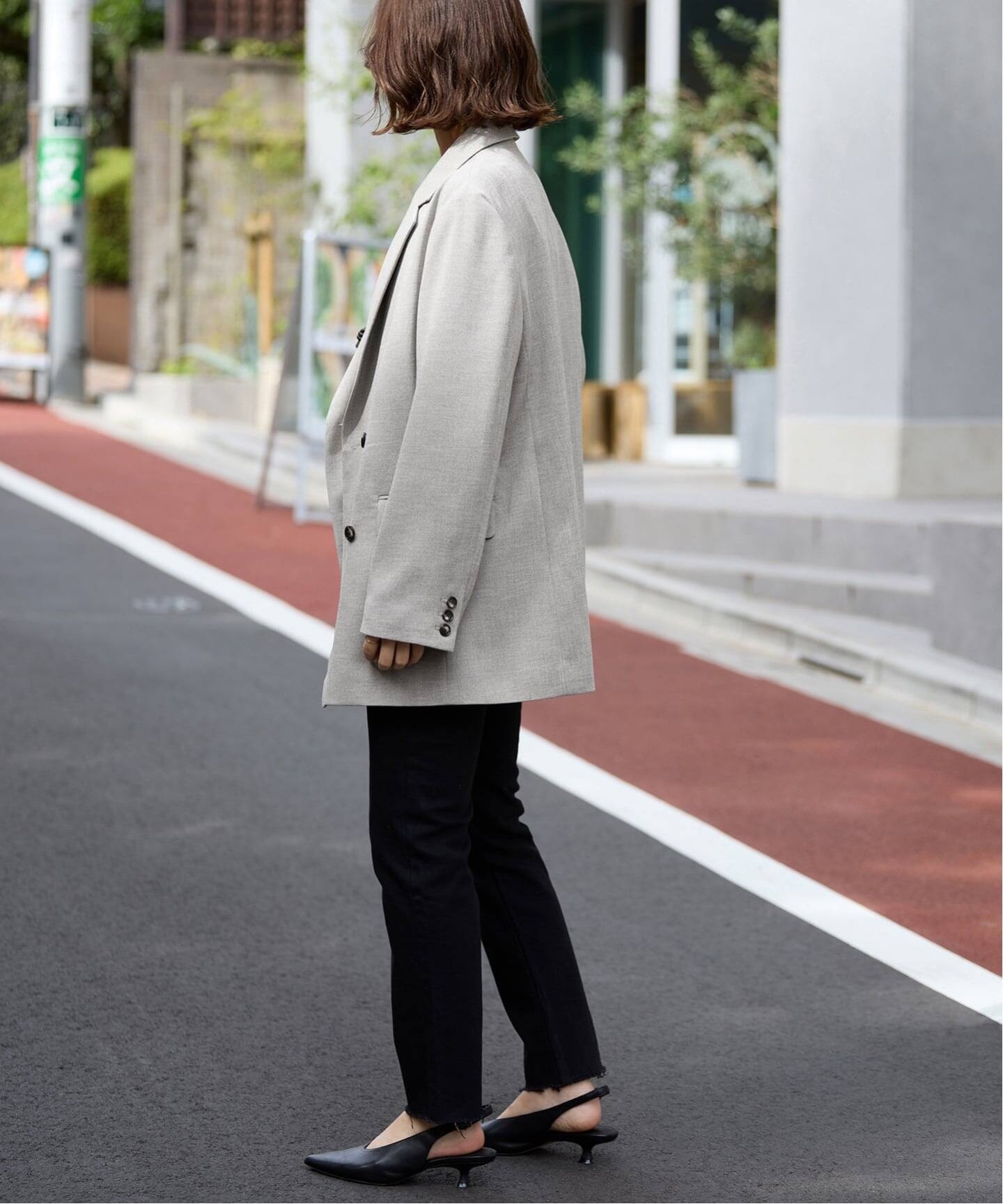 セットアップ対応可/追加2》ウォッシャブルツイルダブルジャケット