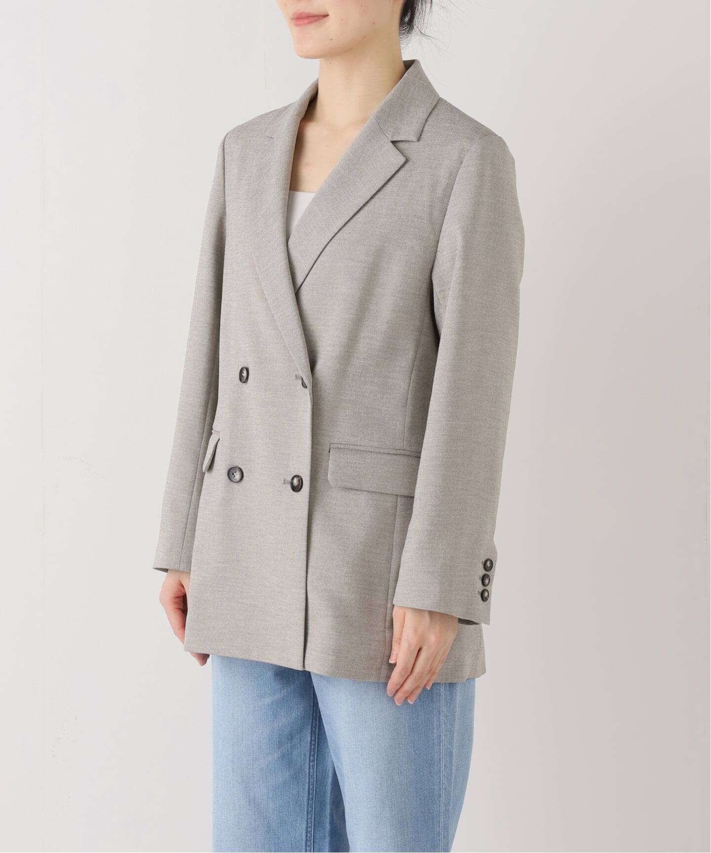 セットアップ対応可/追加2》ウォッシャブルツイルダブルジャケット