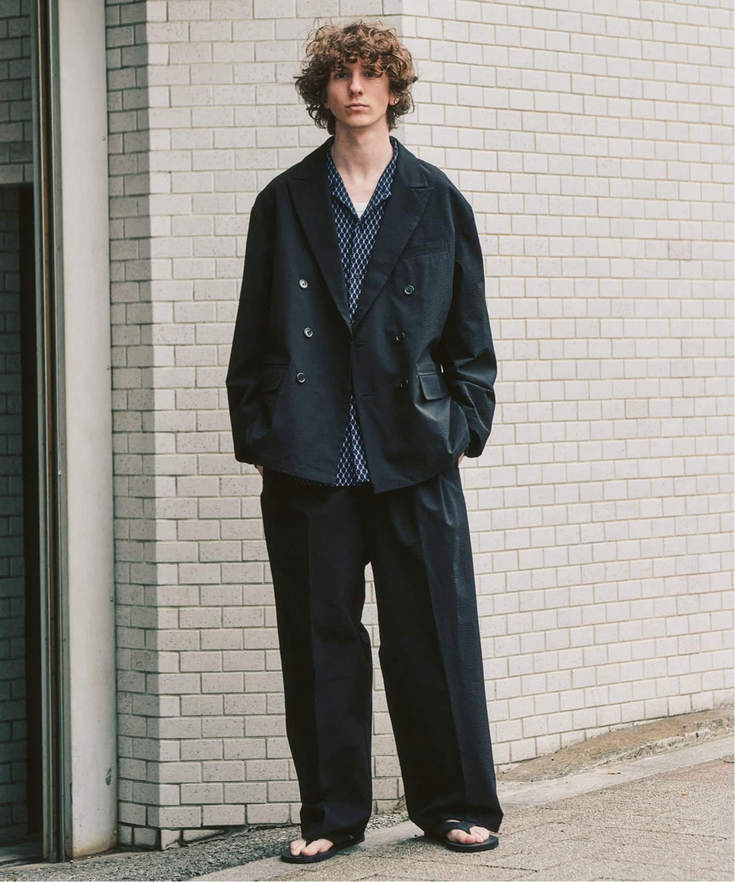 Pサッカーダブルワイドセットアップ ”ジャケット1点+パンツ1点” の2点