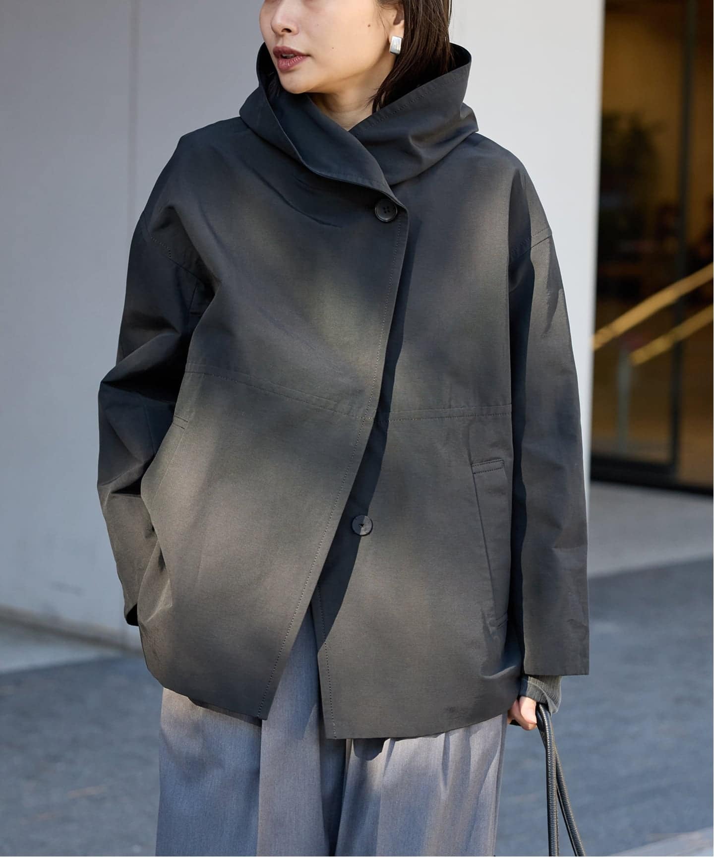 追加予約3》グログランフードコート（その他ブルゾン／アウター