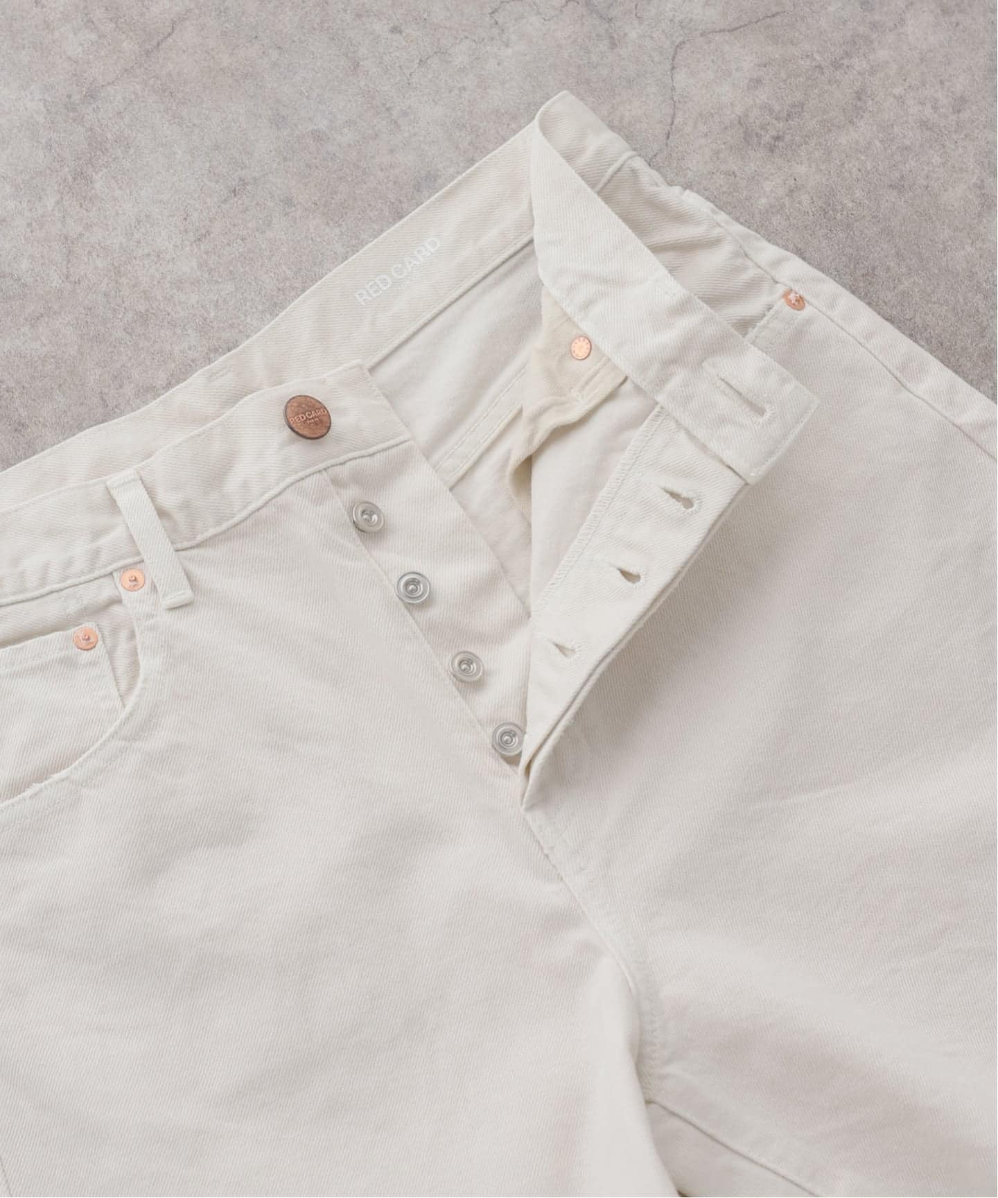 RED CARD/レッド カード】 HALF DENIM（デニムパンツ・ジーンズ）｜L