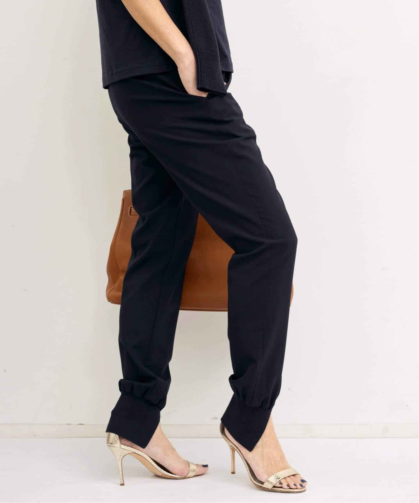 COL PIERROT/コル ピエロ】 Wool Rib Pants（その他パンツ）｜L