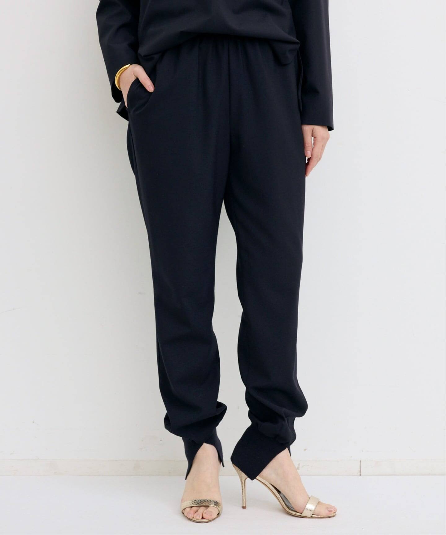 COL PIERROT/コル ピエロ】 Wool Rib Pants（その他パンツ）｜L