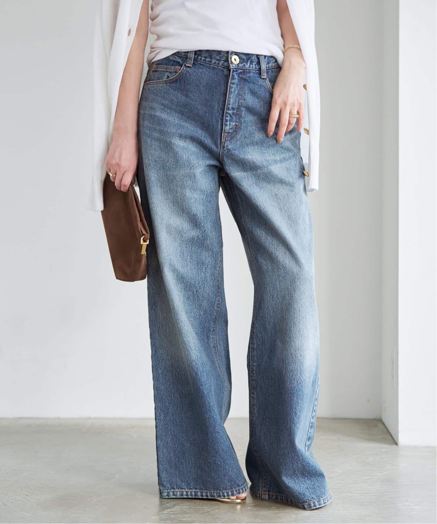 Deuxieme Classe Loose Jeans 36 デニム パンツ Loose Jeans（デニム