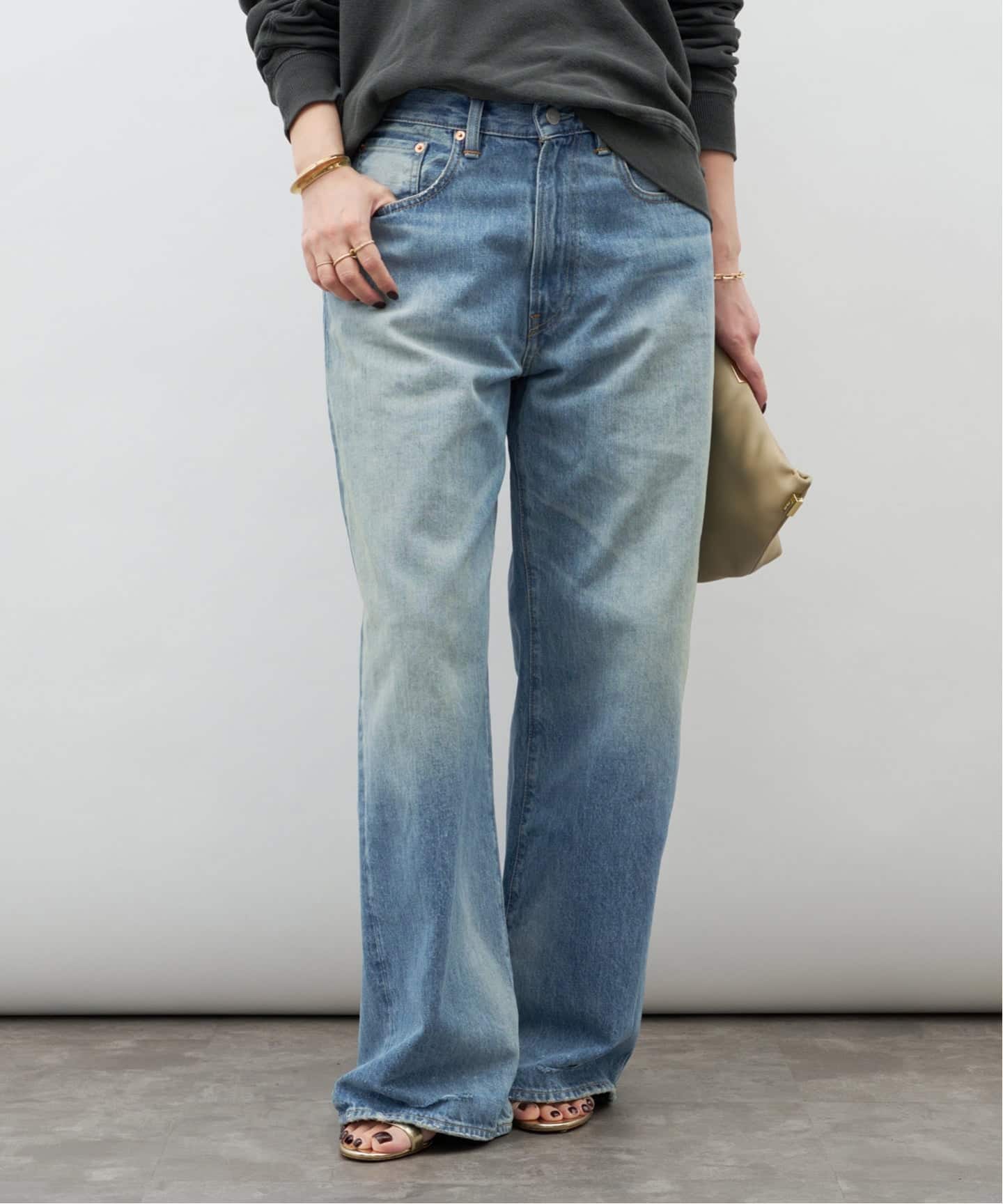 Deuxieme Classe ☆ RE/DONE ルーズデニム 23 裾上げ済 完売】Deuxieme