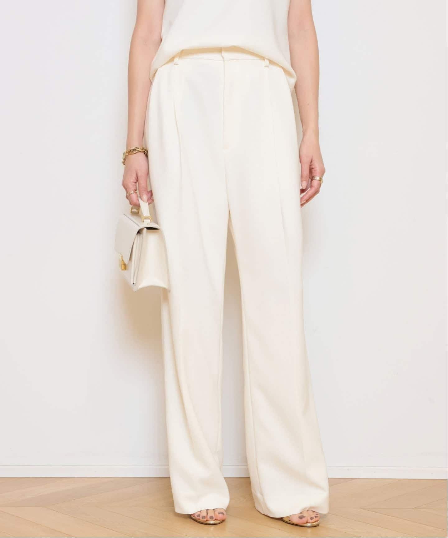 トリアセGG タック パンツ（スラックス）｜MUSE de Deuxieme Classe