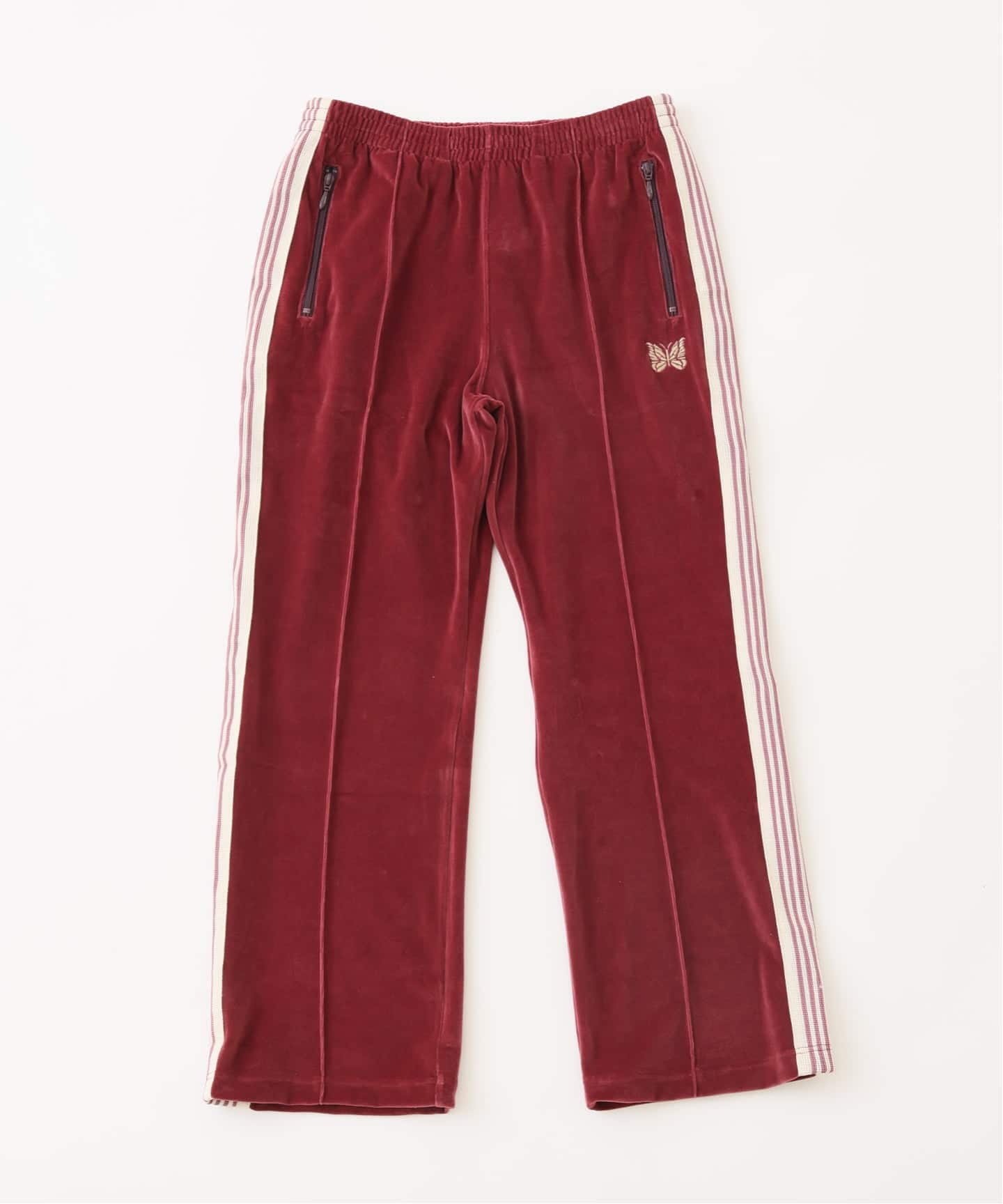 NEEDLES / ニードルズ 別注 C/PE ベロア トラック パンツ（スラックス