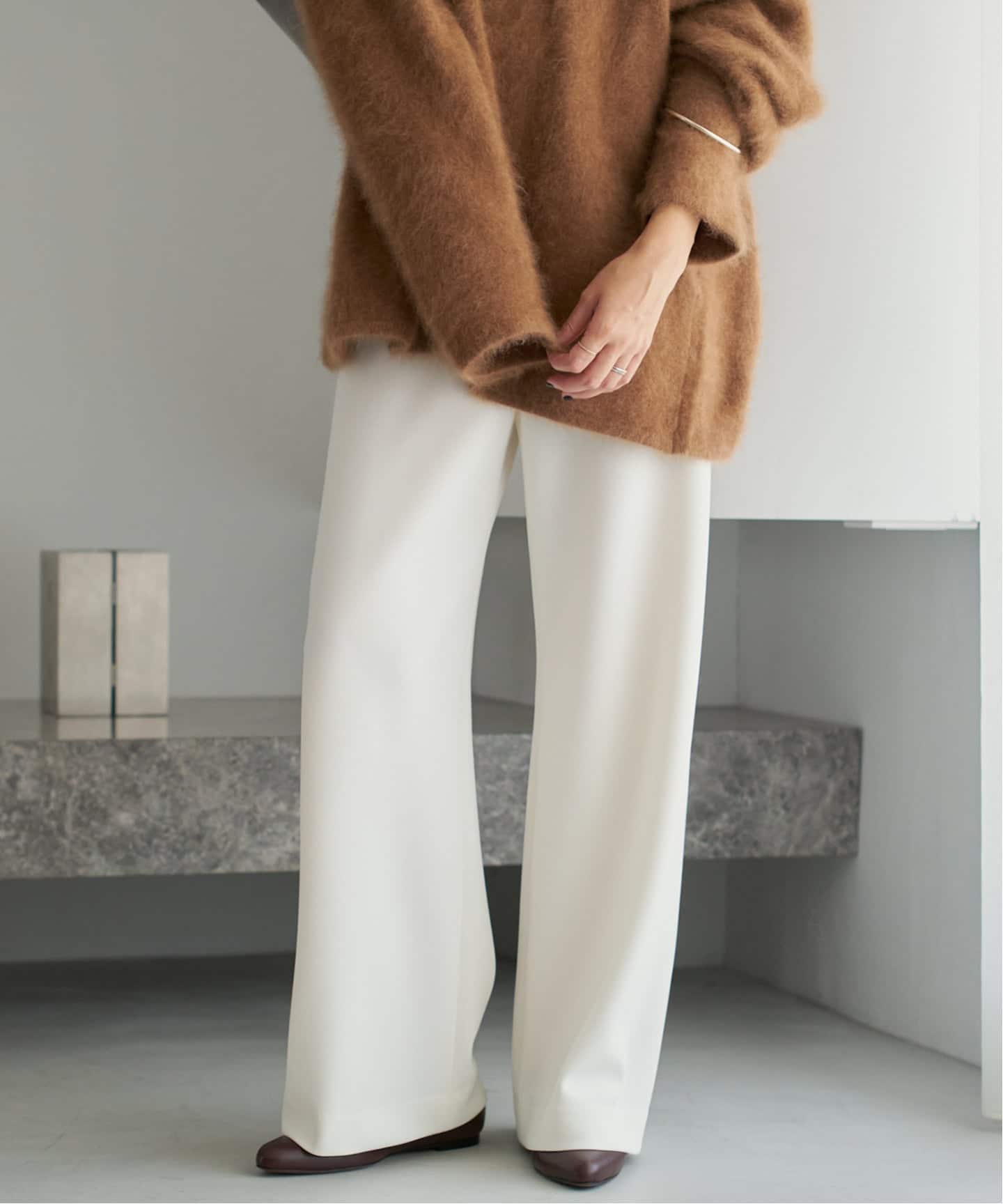 一部カラーWEB限定追加》Bias Relax パンツ 8（その他パンツ）｜Plage