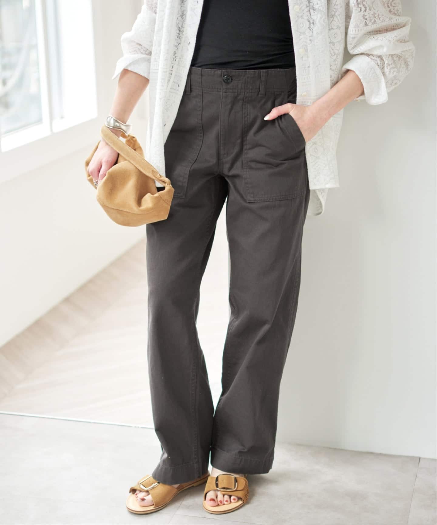 新色有り / 追加》ルーズベイカーパンツ（カーゴパンツ）｜Spick and