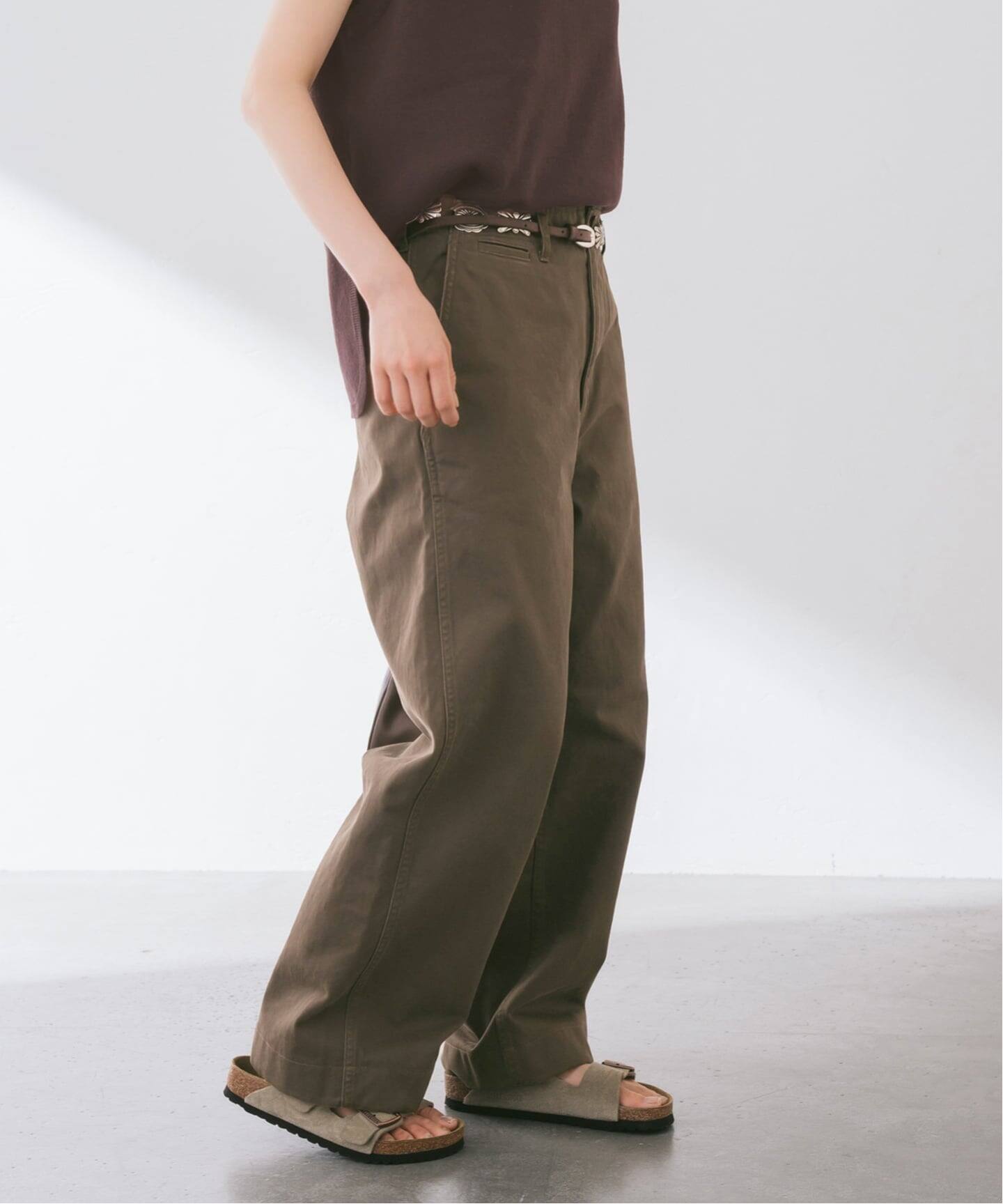 ≪一部カラーWEB限定 / 追加≫OVER SIZED CHINO パンツ 2（チノパンツ