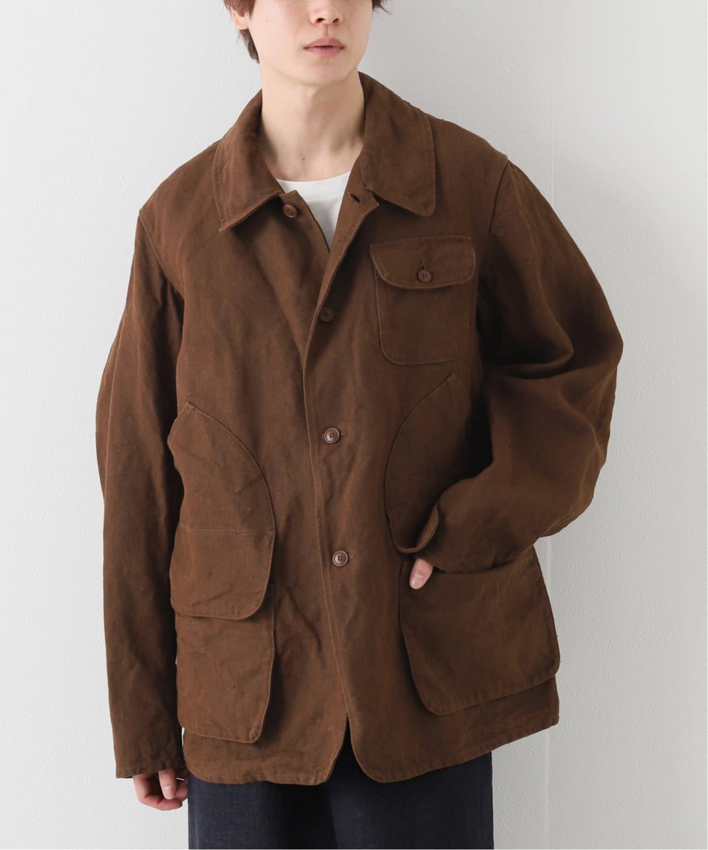 COMOLI-WLT別注】ヘンプダック ハンティングジャケット 【公式通販】