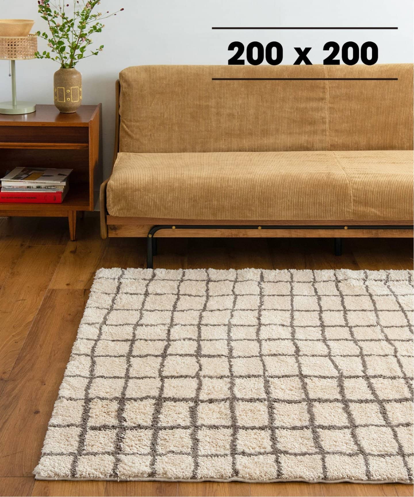 GRID RUG 200x200 グリッド ラグ（ラグ・マット）｜JOURNAL STANDARD