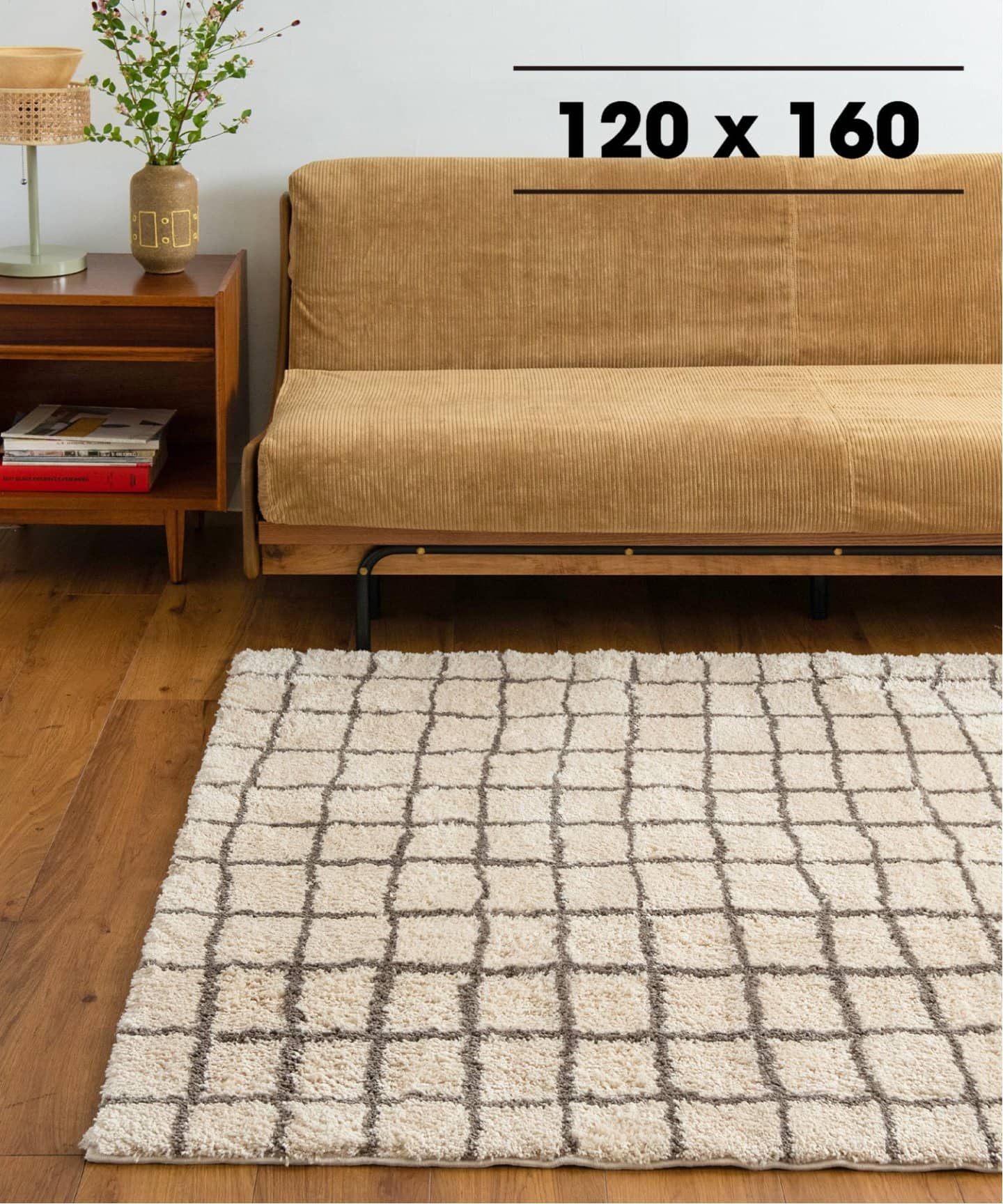 GRID RUG 120x160 グリッド ラグ（ラグ・マット）｜JOURNAL STANDARD