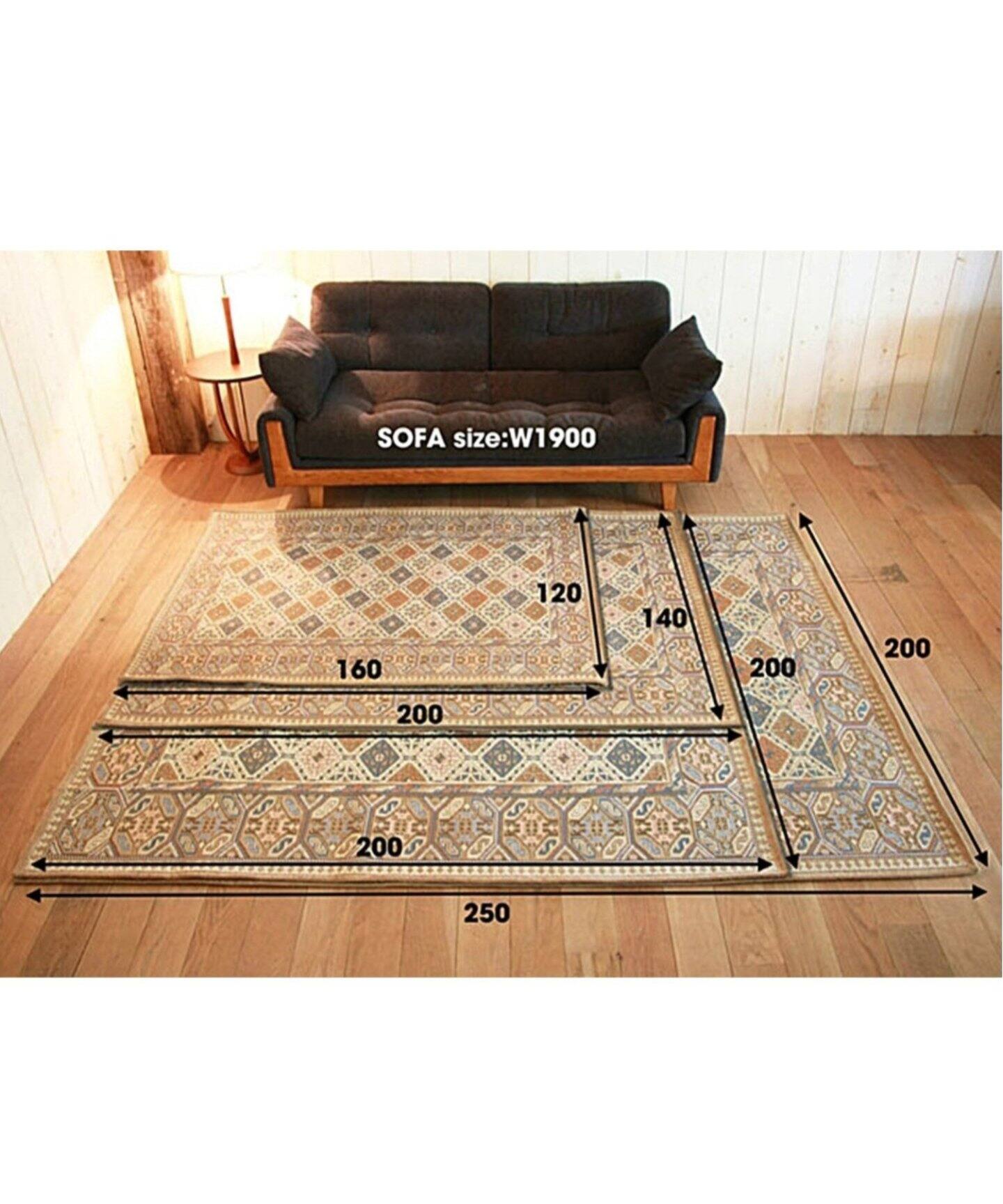 GLENOAKS RUG 120x160 グレンオークスラグ（ラグ・マット）｜ACME