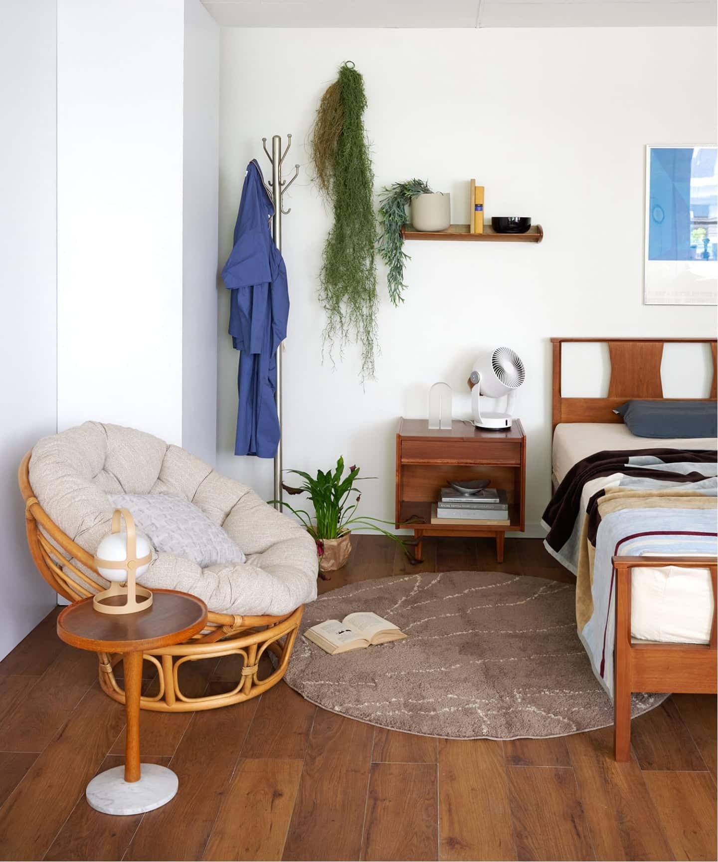 WINDAN SIDE TABLE(MB)ウィンダンサイドテーブル ミディアムブラウ