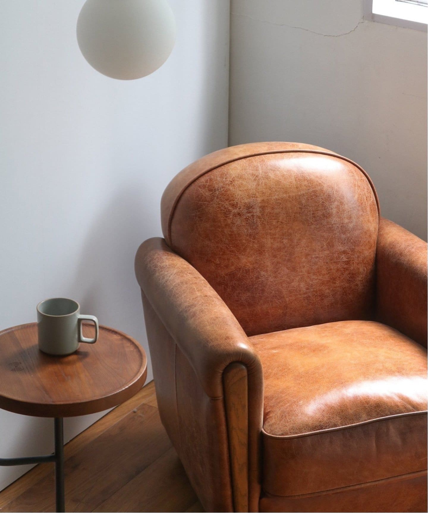 大型商品》OAKS CLUB CHAIR(crack) オークスクラブチェア（ソファ