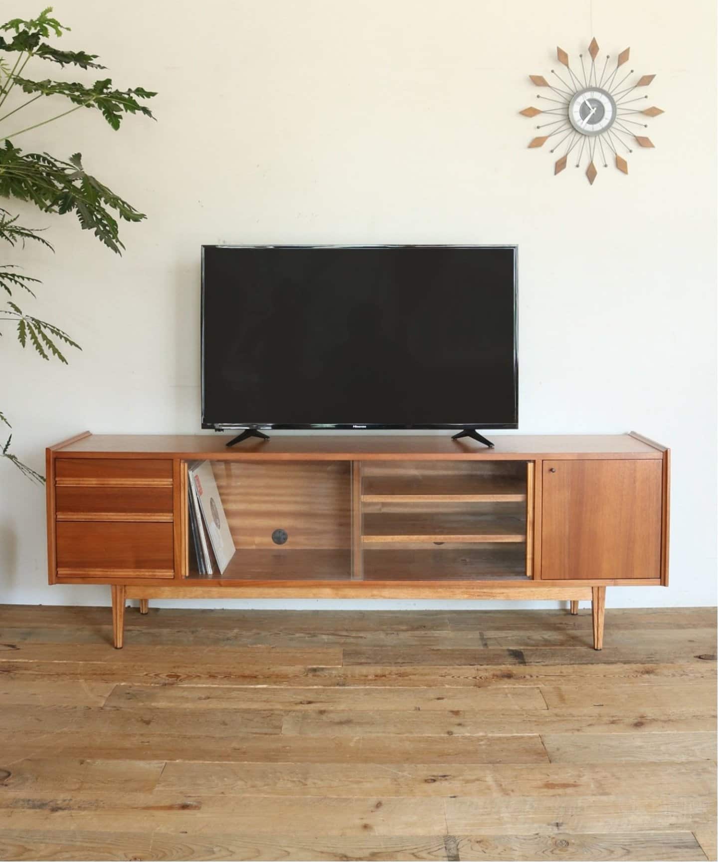 大型商品》TRESTLES TV BOARD W1800 トラッセルテレビボード（収納家具