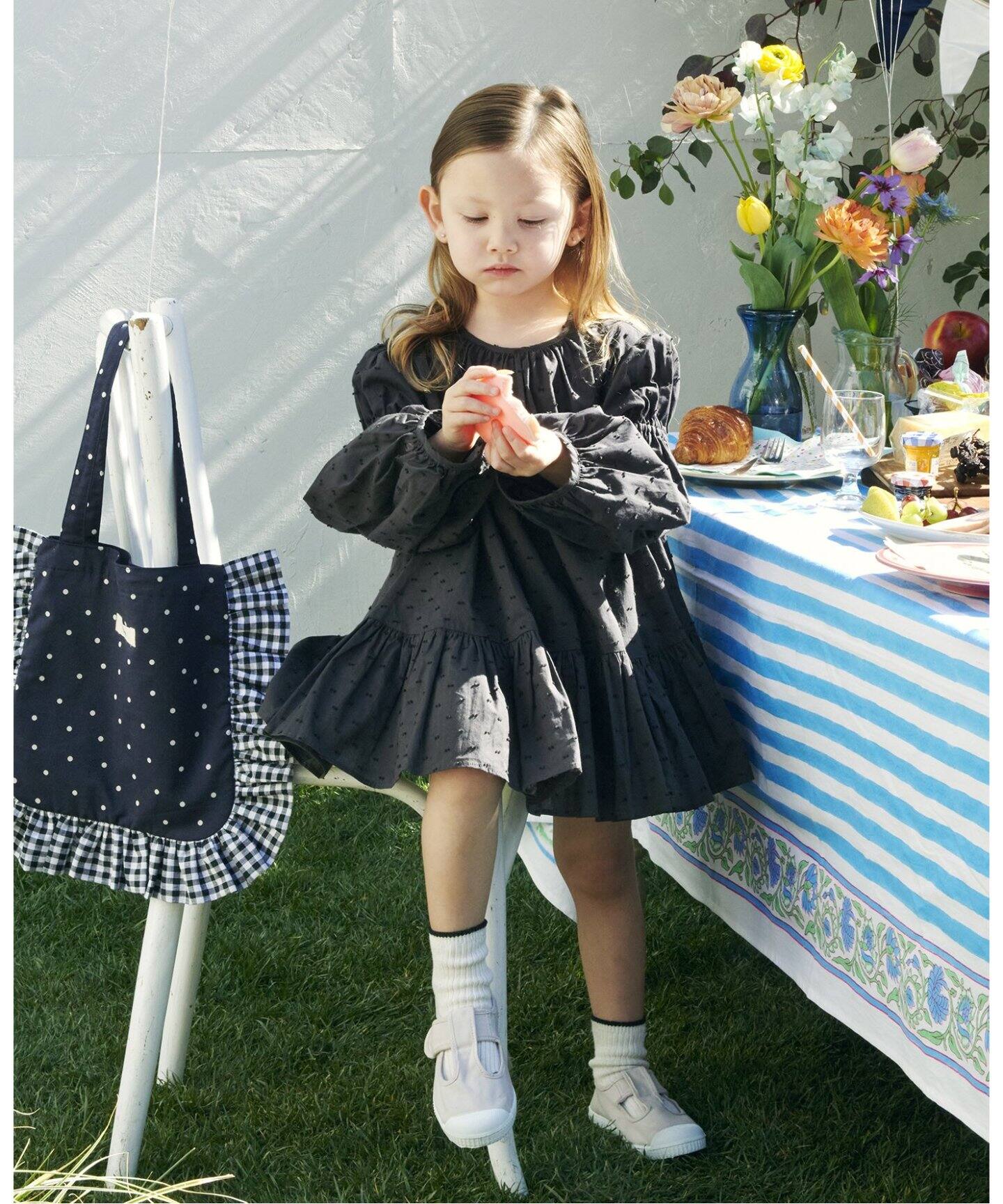 さ*）様 uhr dot mini dress ワンピース3-4y