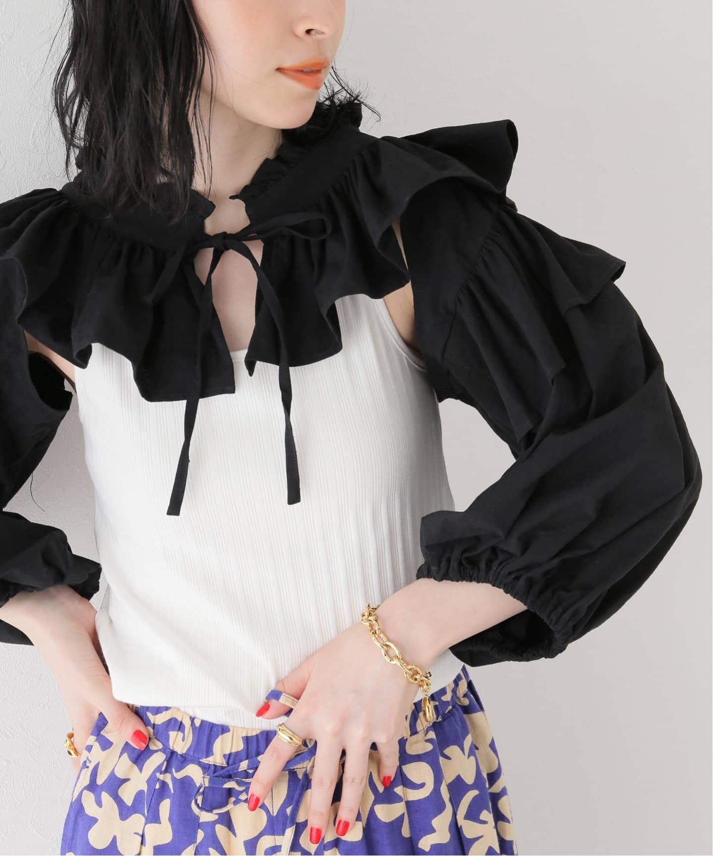 papier/パピエ】 Holder ブラウス（シャツ／ブラウス）｜SLOBE IENA