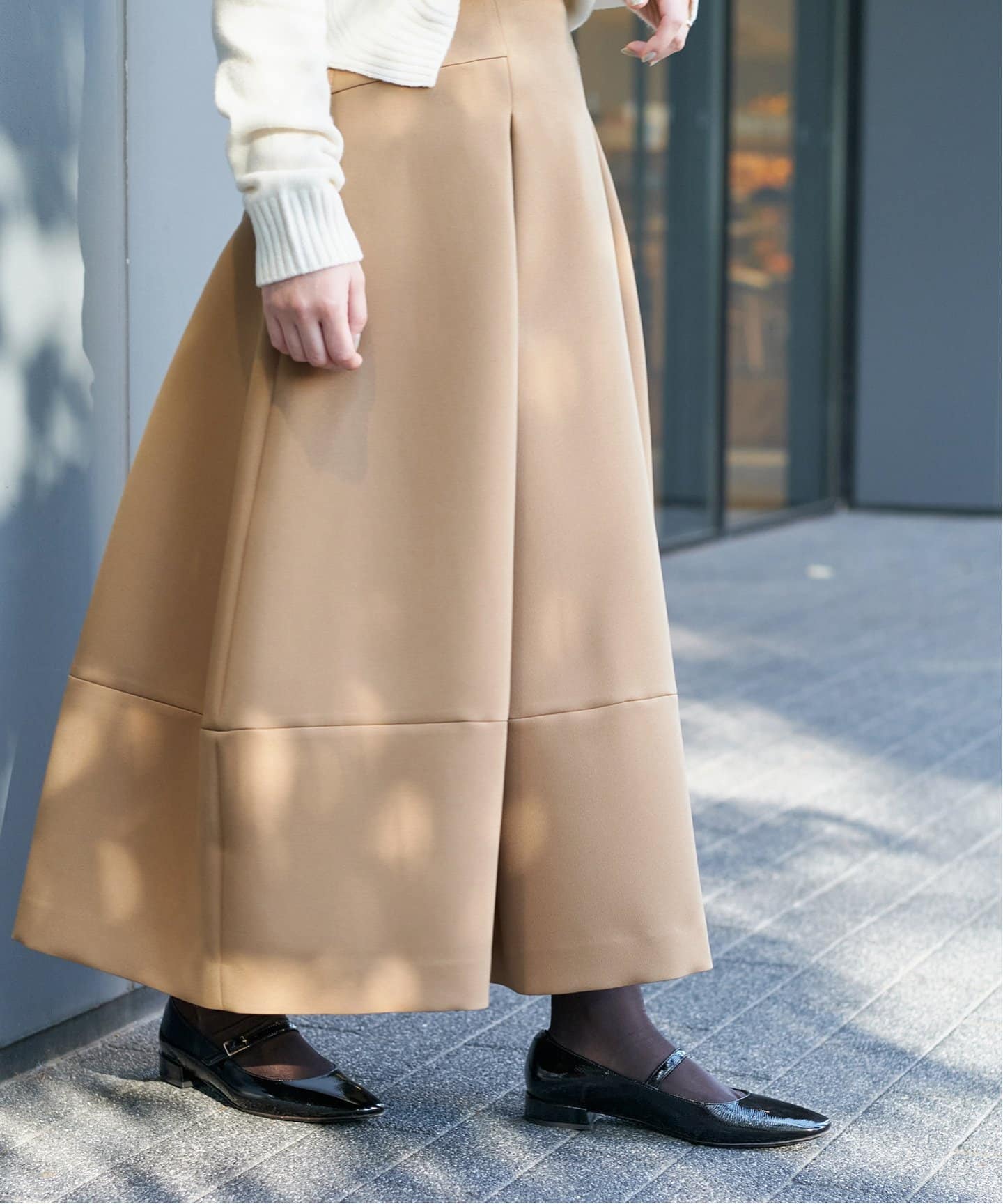 トリプルツイルタックスカート（ロング・マキシ丈スカート）｜IENA